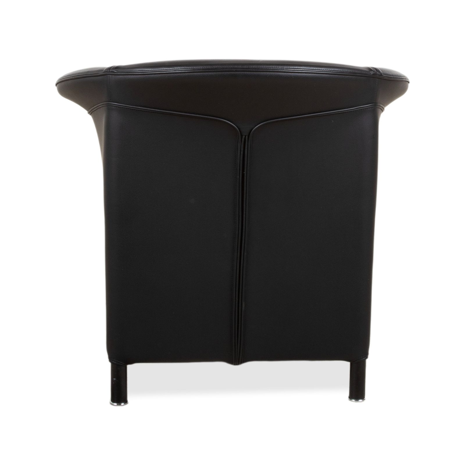 Meubels Wittmann Aura Leder 3x Fauteuil Zwart photo