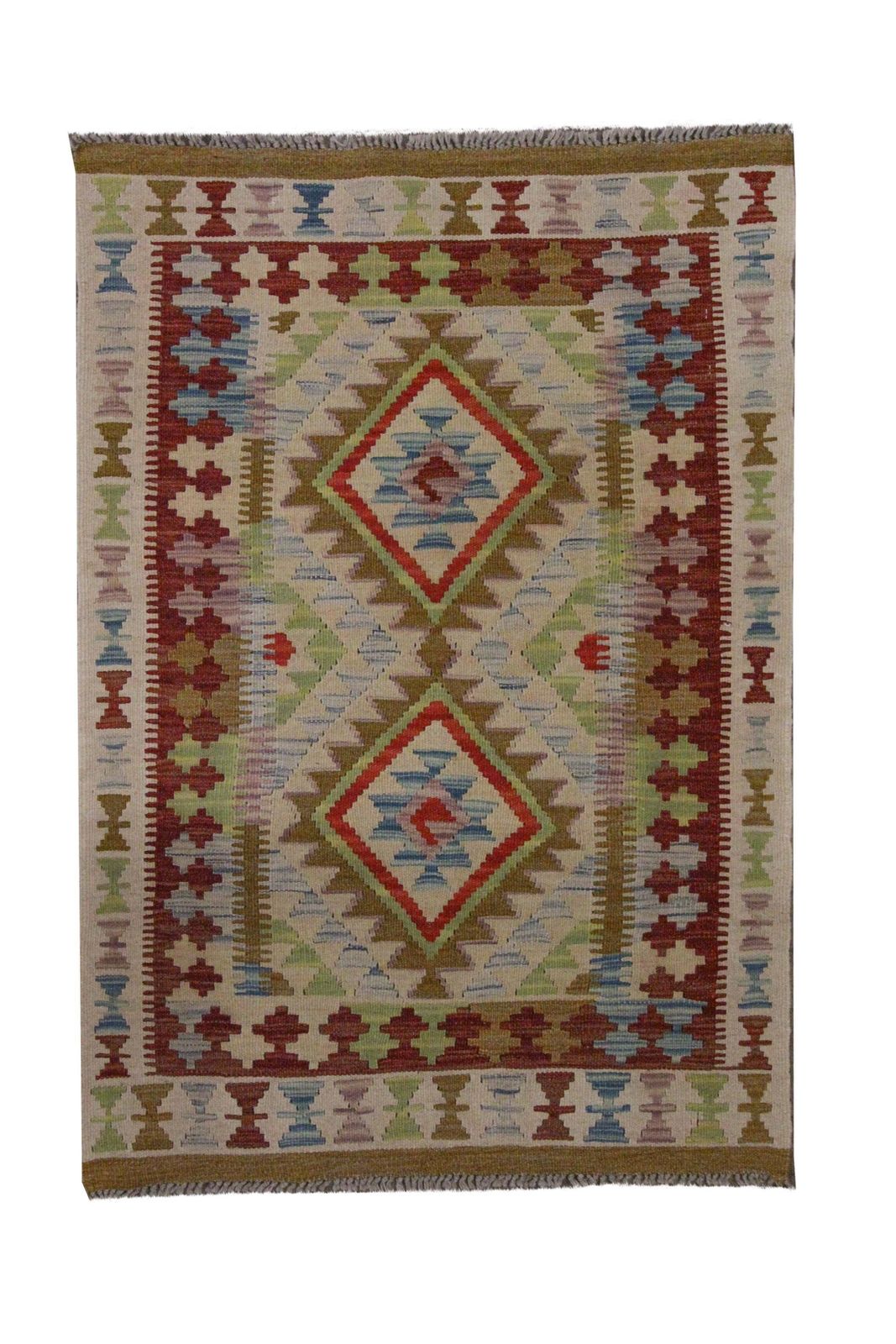 Klein Geometrisch Zig Zag Kilim Platgeweven Wollen Decoratief Woonkamer Vloerkleed photo buy