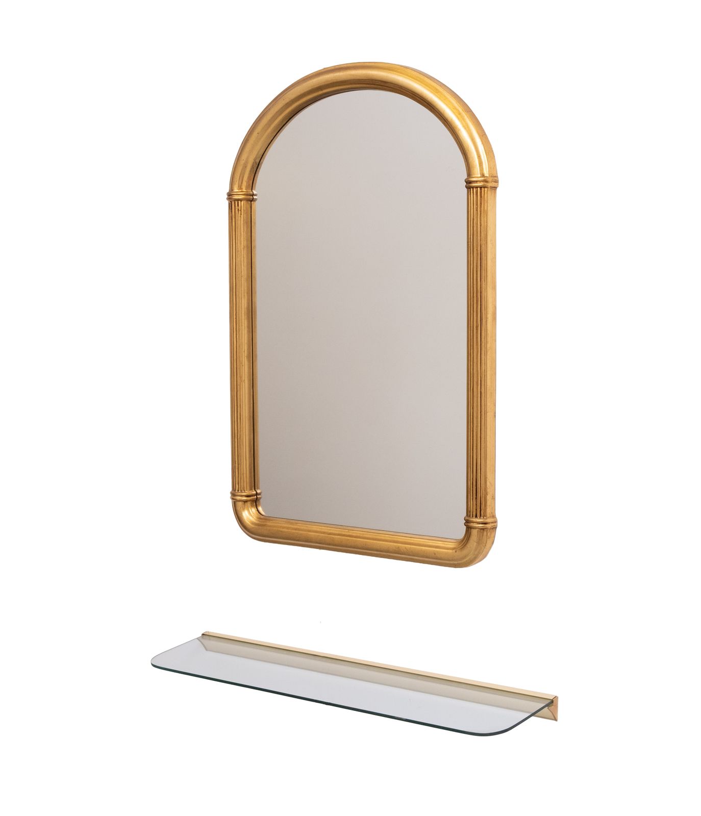 Gold Mirror Hollywood Regency 1970s Belgium