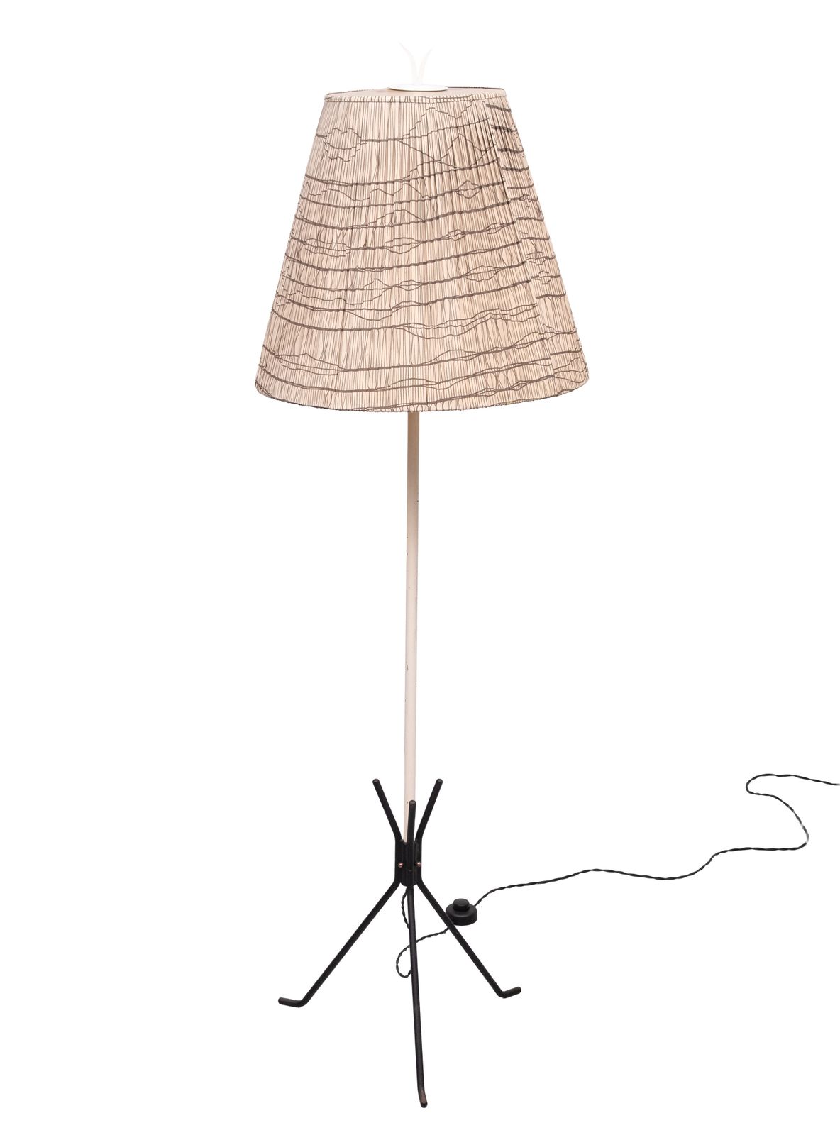 Mid-Century Modern Tripod Vloerlamp Holland, ca. jaren 1950 photo furniture