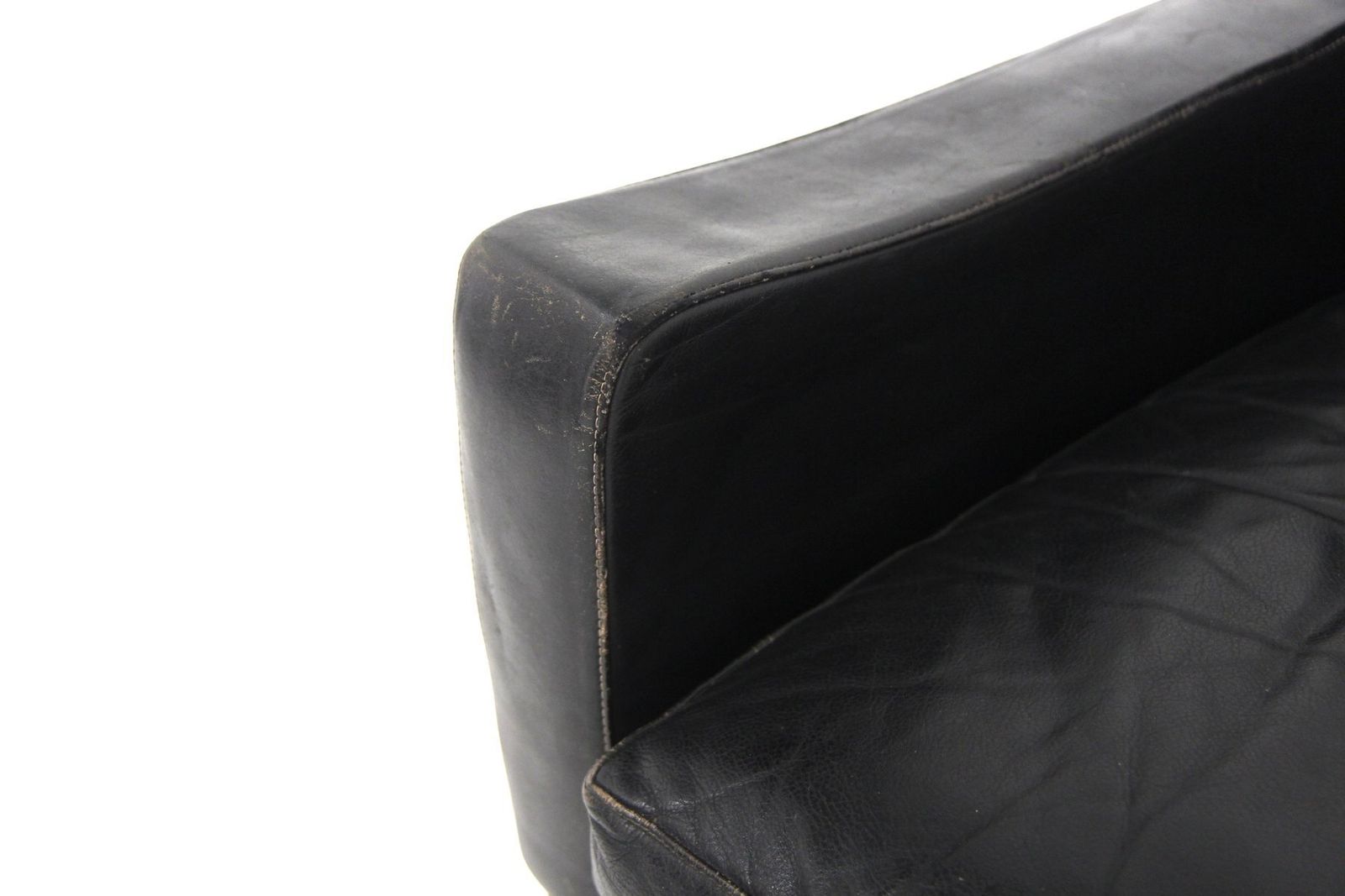 Canapé scandinave 3 places en cuir par Ulferts, Suède, 1960 photo buy