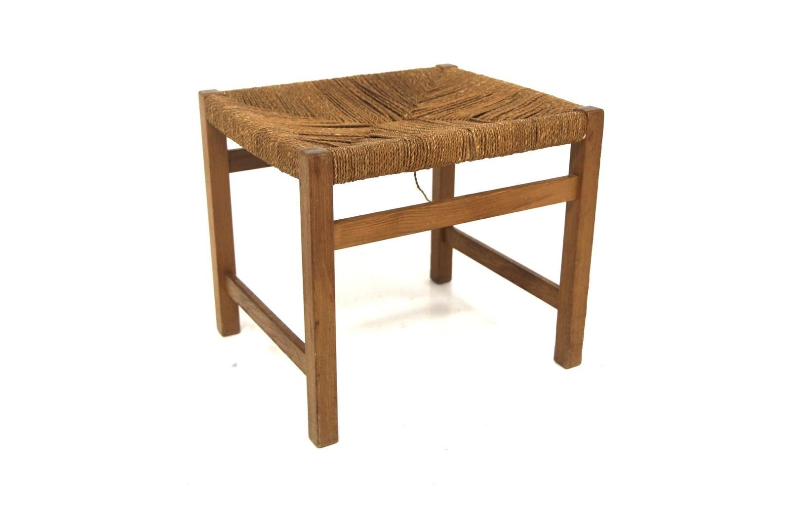Tabouret scandinave vintage en chêne, Suède, 1960