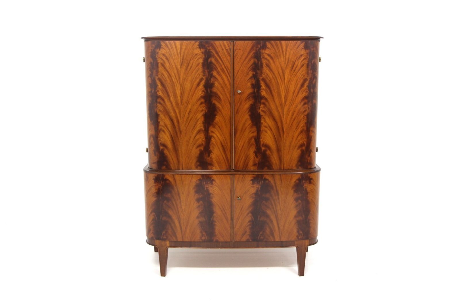 Scandinavian Mahogany Wardrobe, Sweden, 1940 photo furniture