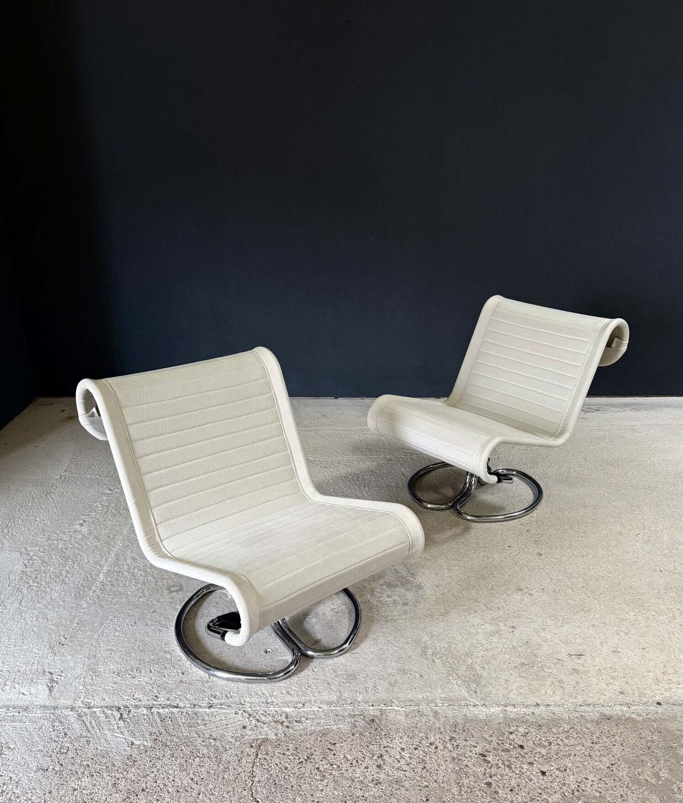 Mcm Design "Spaghetti" Lounge Chairs By Jan Dranger & Johan Huldt For Ulferts Fabriker, 1970's photo Furniture