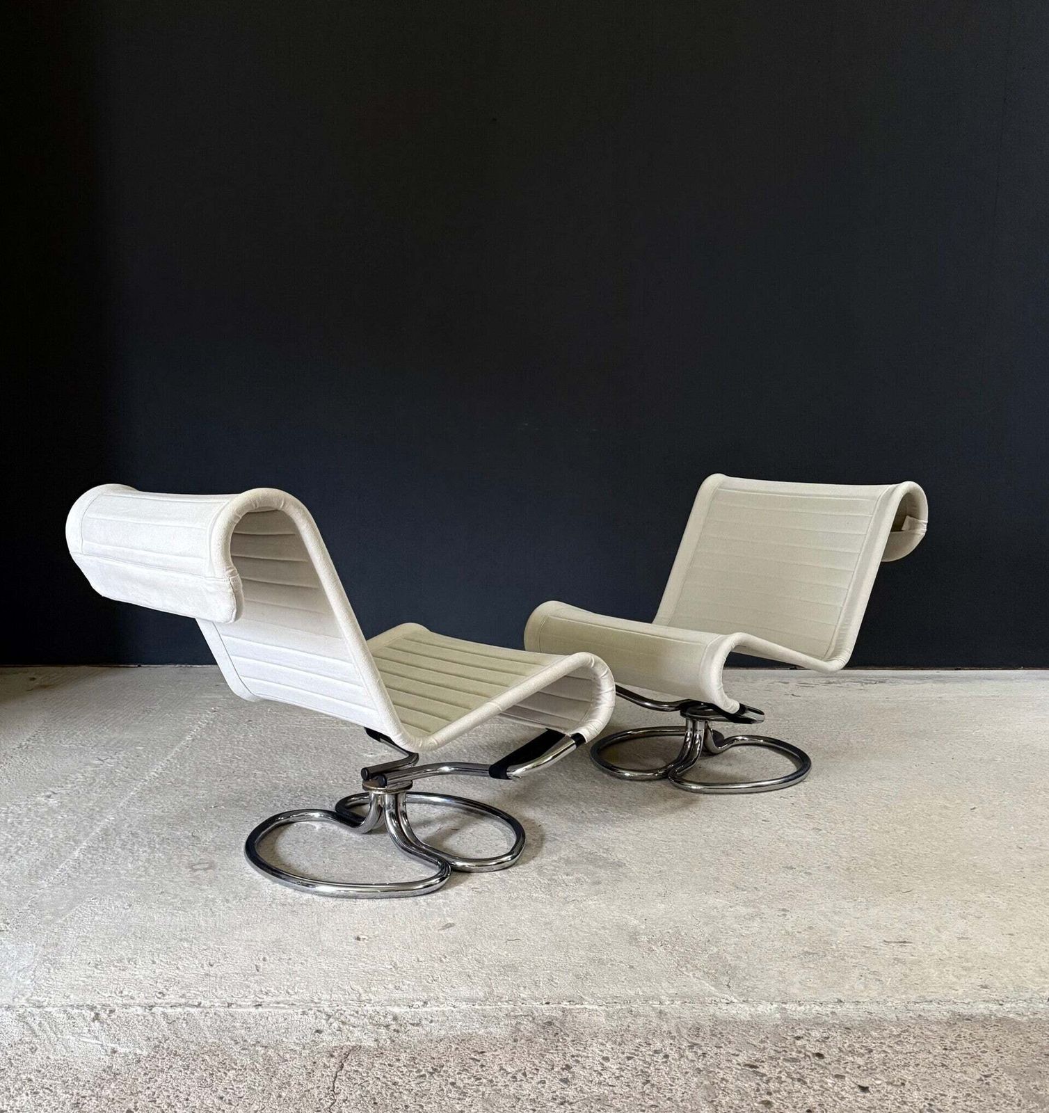 Mcm Design "Spaghetti" Lounge Chairs By Jan Dranger & Johan Huldt For Ulferts Fabriker, 1970's photo 4200.0