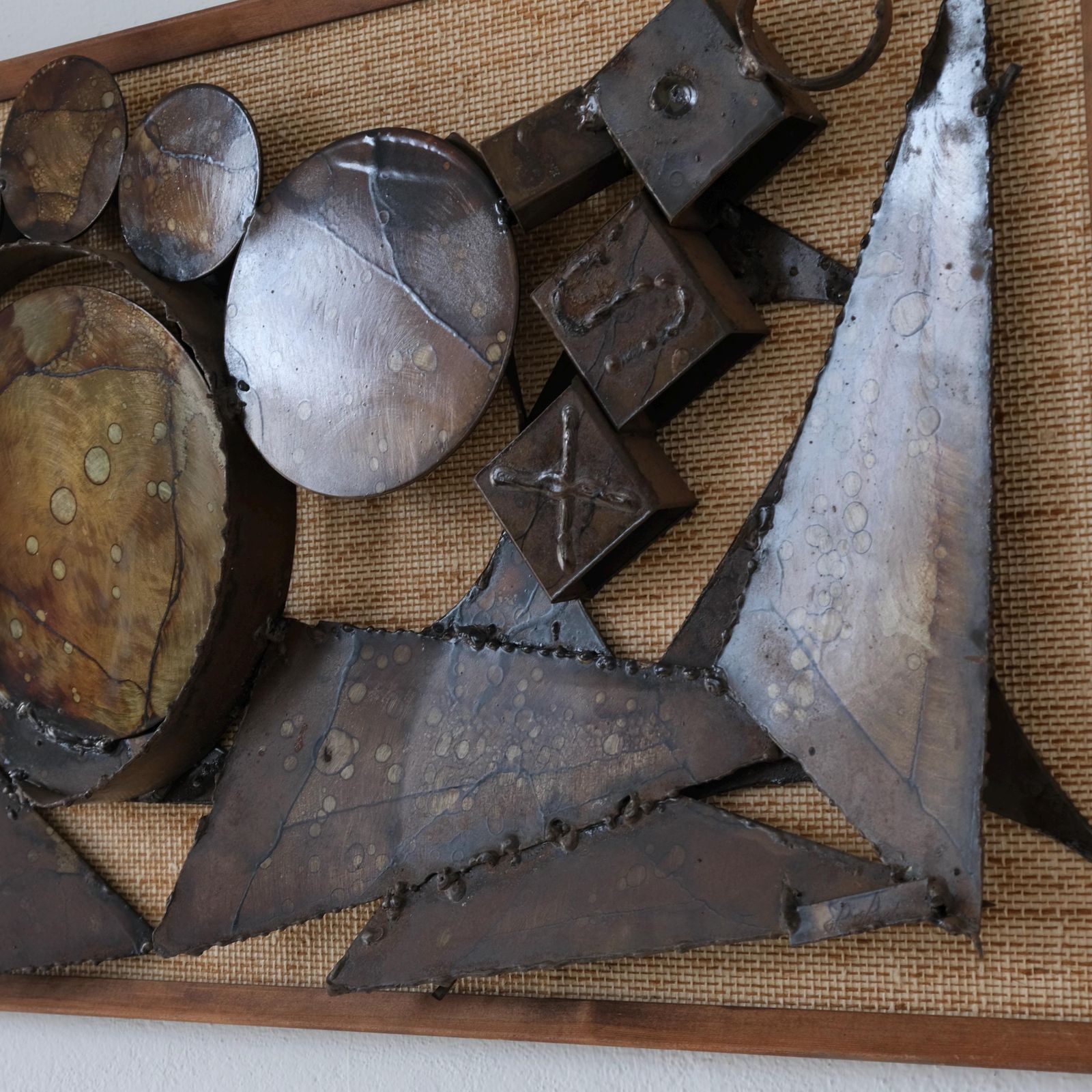 Henrik Horst Brutalist Metal Wall Relief | Denmark | 1970s photo buy
