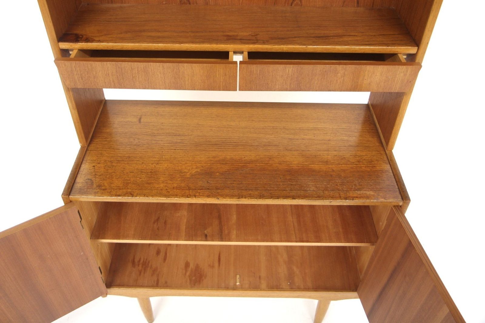 Bibliothèque scandinave en teck, Suède, 1960 photo 815.0
