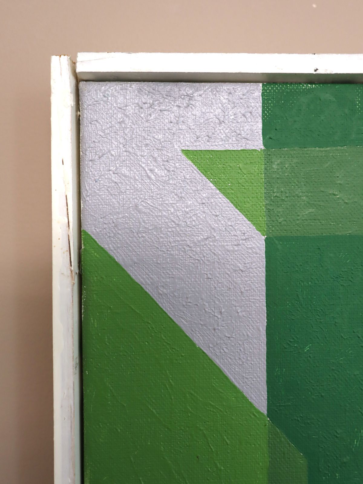 photo for sale Shifts In Green, olieverfschilderij