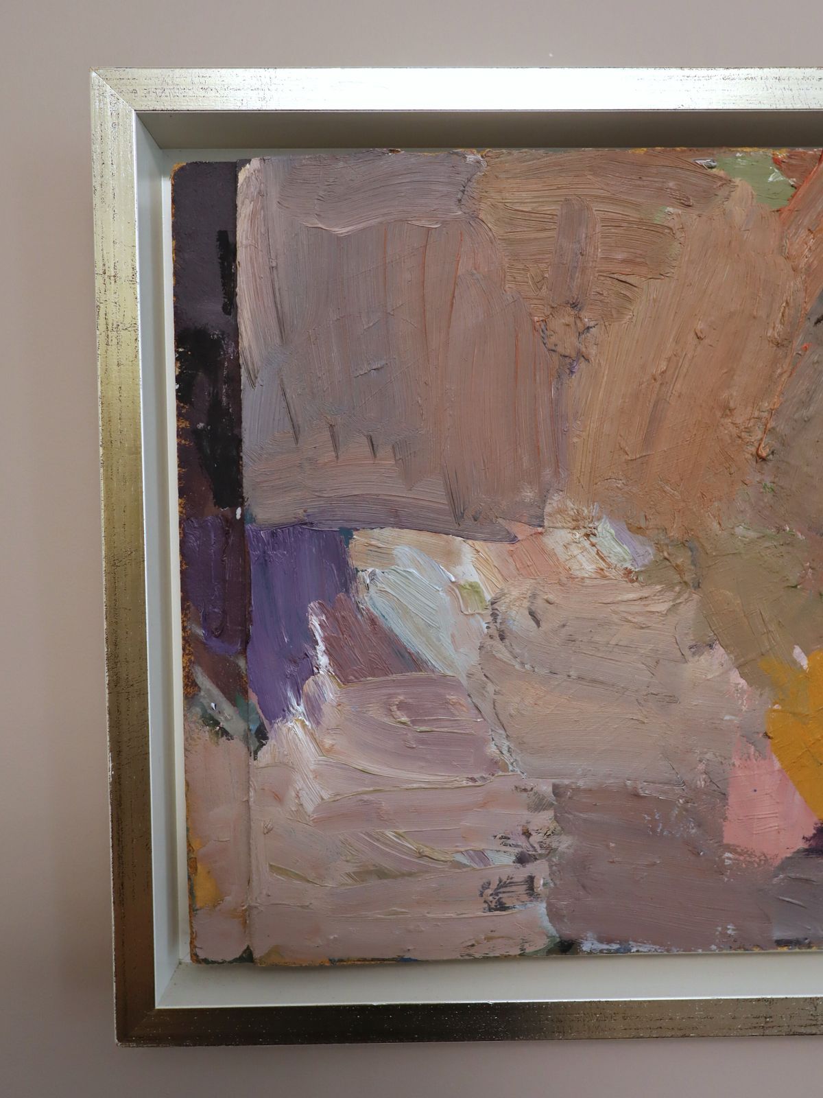 1084.0 The Rumour , Oil Painting, 1980s photo