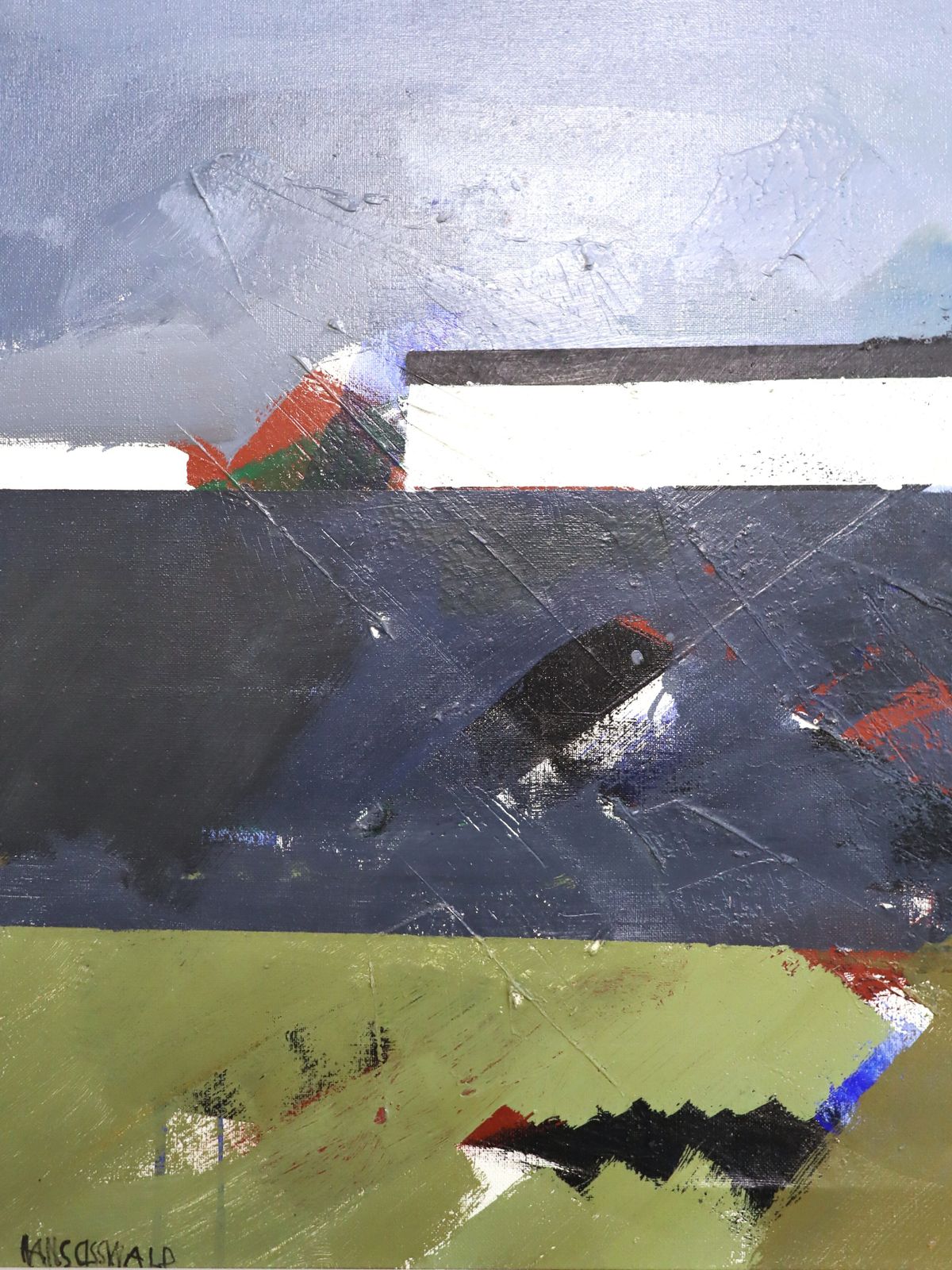 Edge Of The Land , Oil Painting photo 875.0