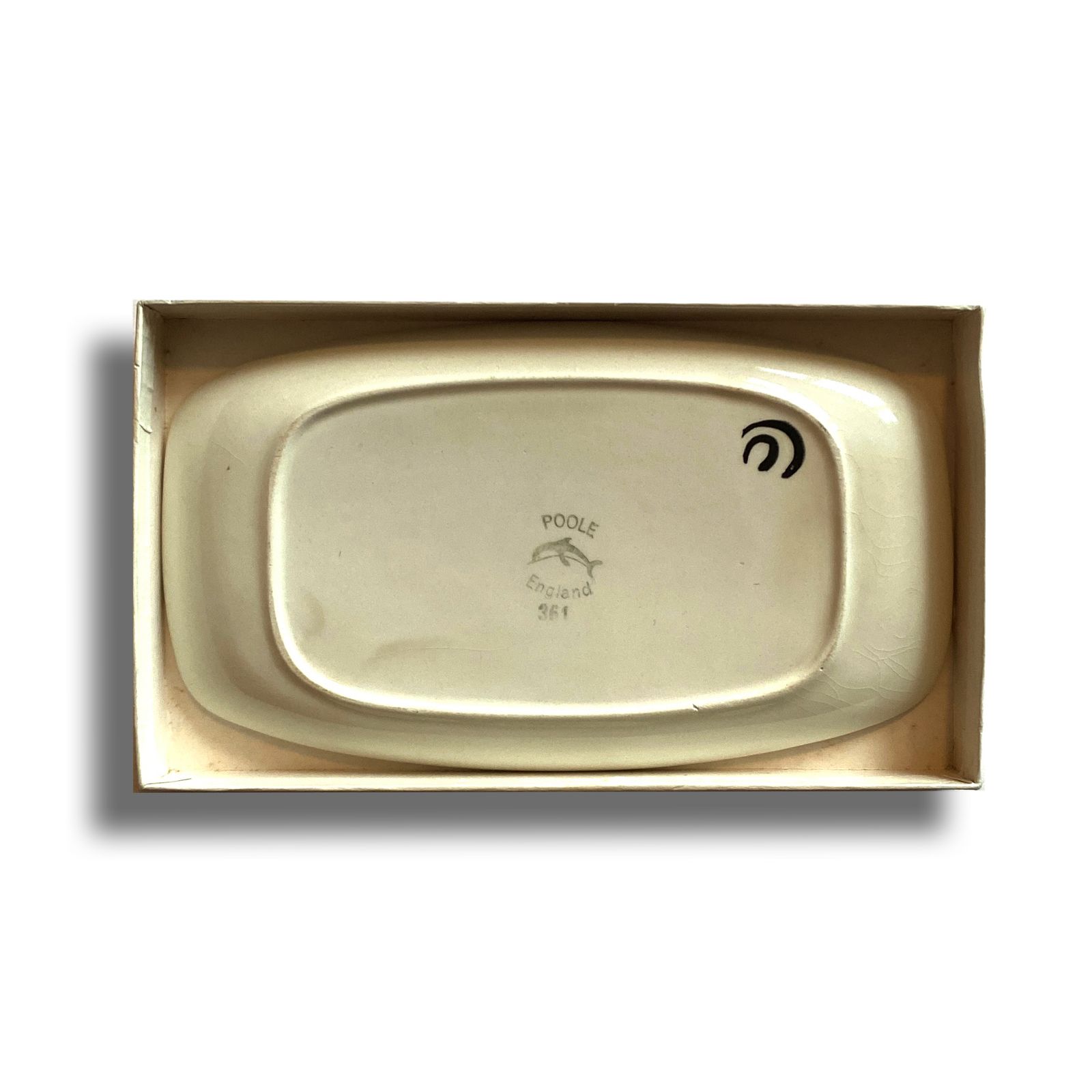 Poole Pottery Delphis 361 Pin Dish By Carol Cutler, Mid Century Modern English Ceramics photo buy