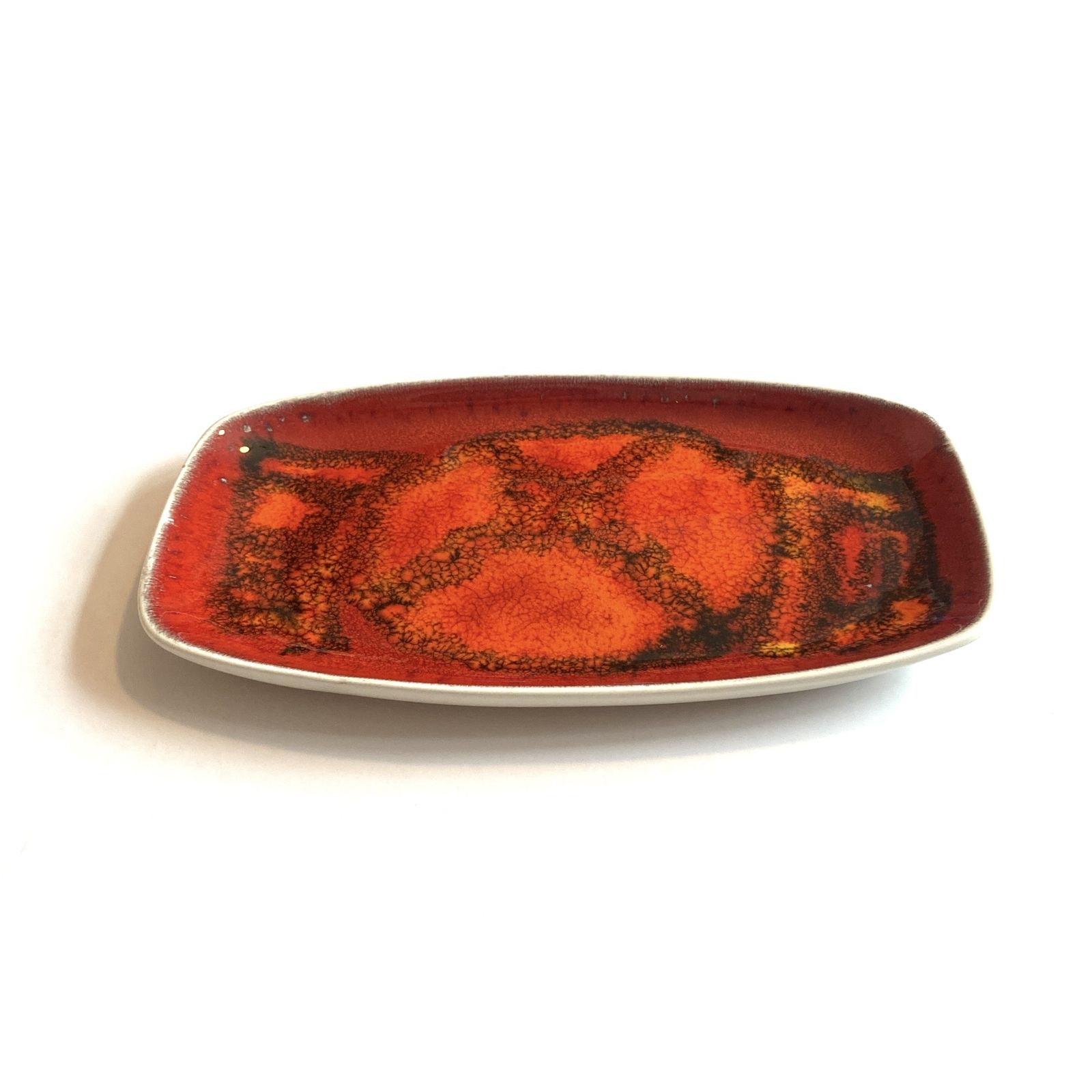 Poole Pottery Delphis 361 Pin Dish door Carol Cutler, Mid-Century Modern Engelse keramiek photo for sale