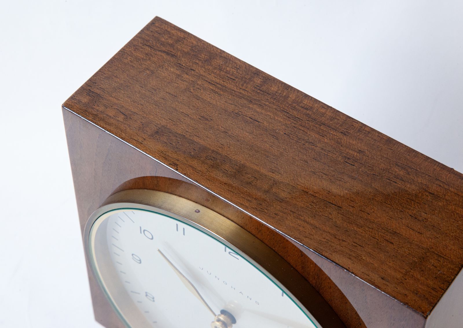 Max Bill Junghans Desk Clock Mechanical Chiming Mid Century Table Germany Mcm Mantel Shelf 1960s photo buy