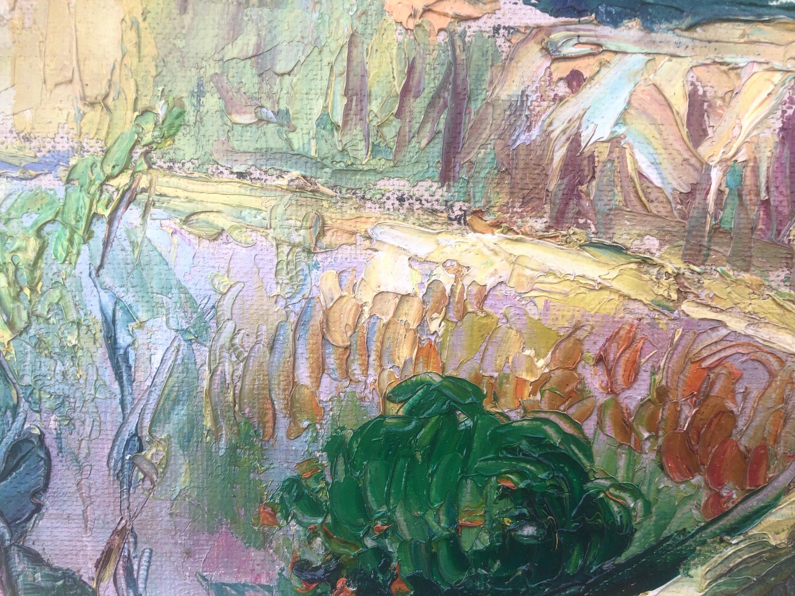 Paysage impressionniste espagnol Joaquín Terruella Matilla, mas catalan et jardin méditerranéen, vers 1920 photo vinterior