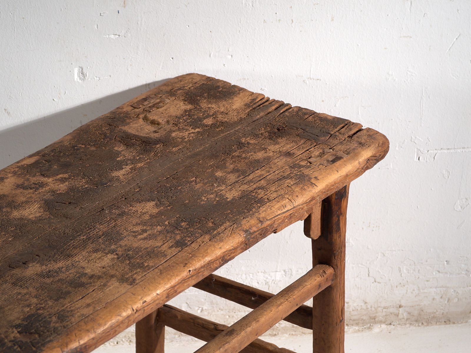 Antique Low Console Table In Pine Wood – China, Circa 1900 photo Furniture