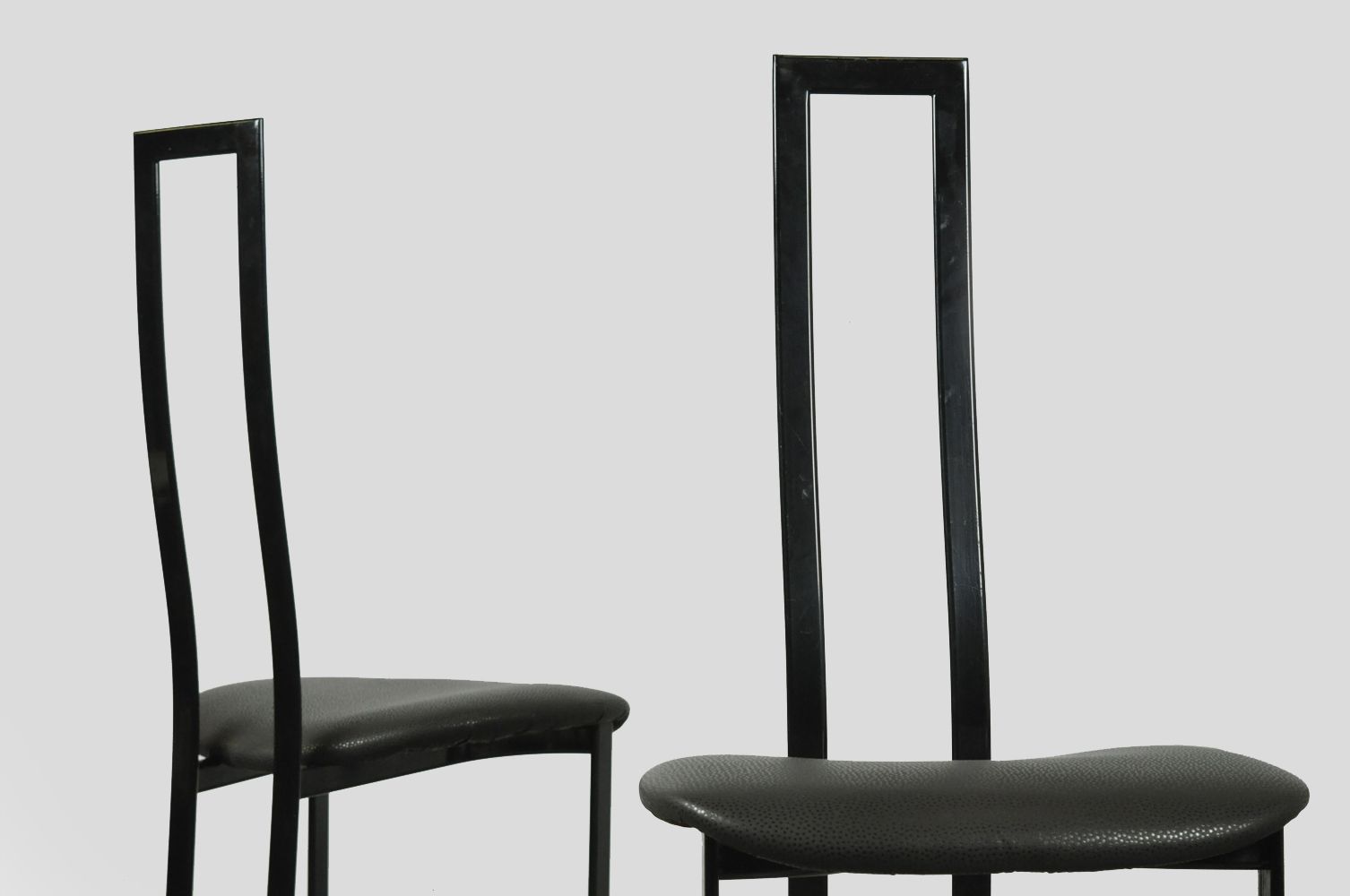 Postmodern Italian Dining Chairs, Cattelan, 1980s photo vintage
