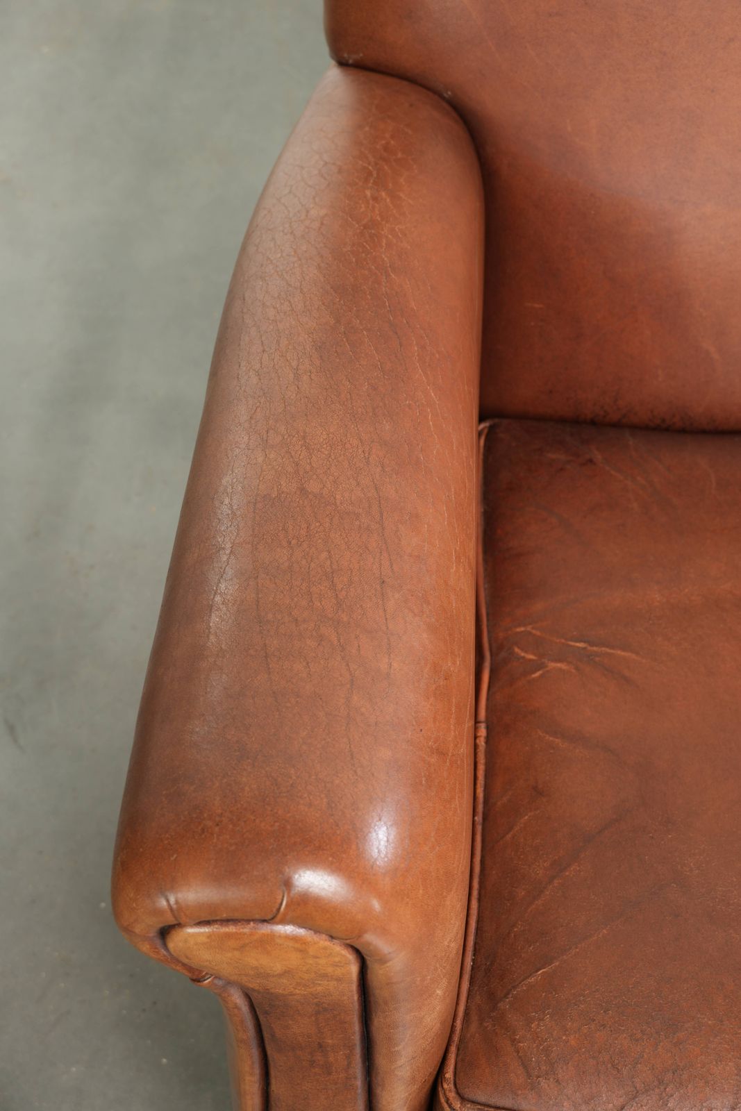 Beautiful And Comfortable Set Of Sheepskin Leather Armchairs With Beautiful Colors And A Timeless Design photo buy