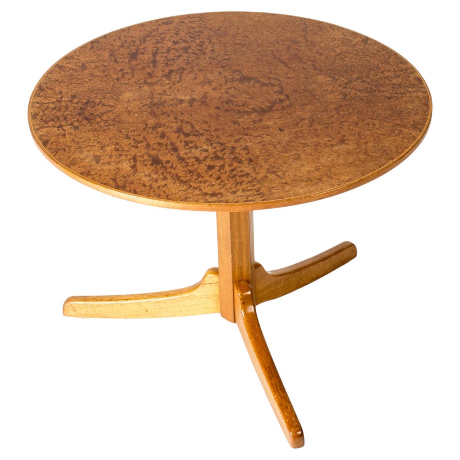 Table basse mid-century en acajou par Josef Frank pour Svenskt Tenn, Suède, années 1940
