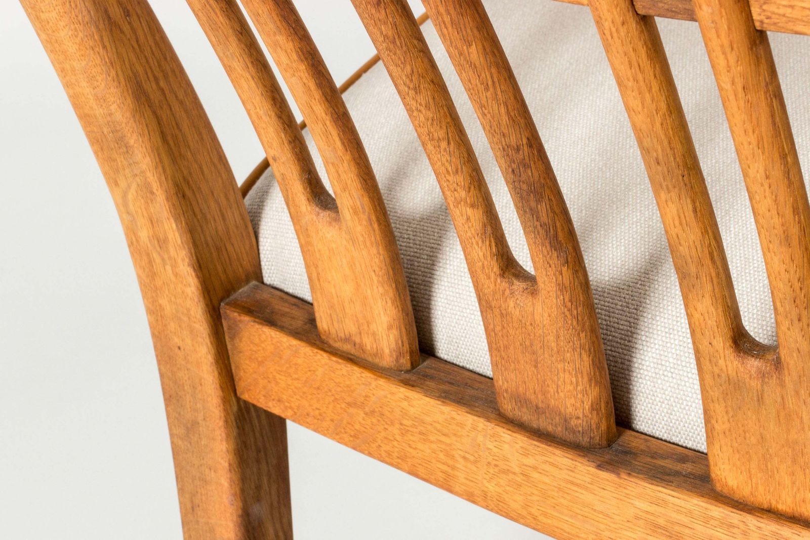 Mid-Century "Ml 33" Eiken Schommelstoel van Hans J. Wegner, Denemarken, jaren 1950 photo vintage