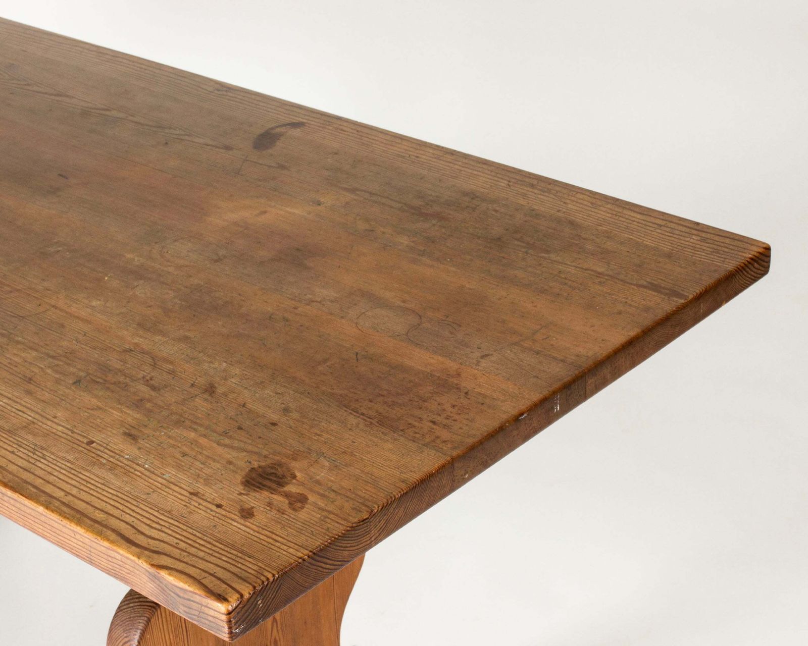 Table à manger ou bureau en pin par Carl Malmsten, Suède, années 1930 photo buy
