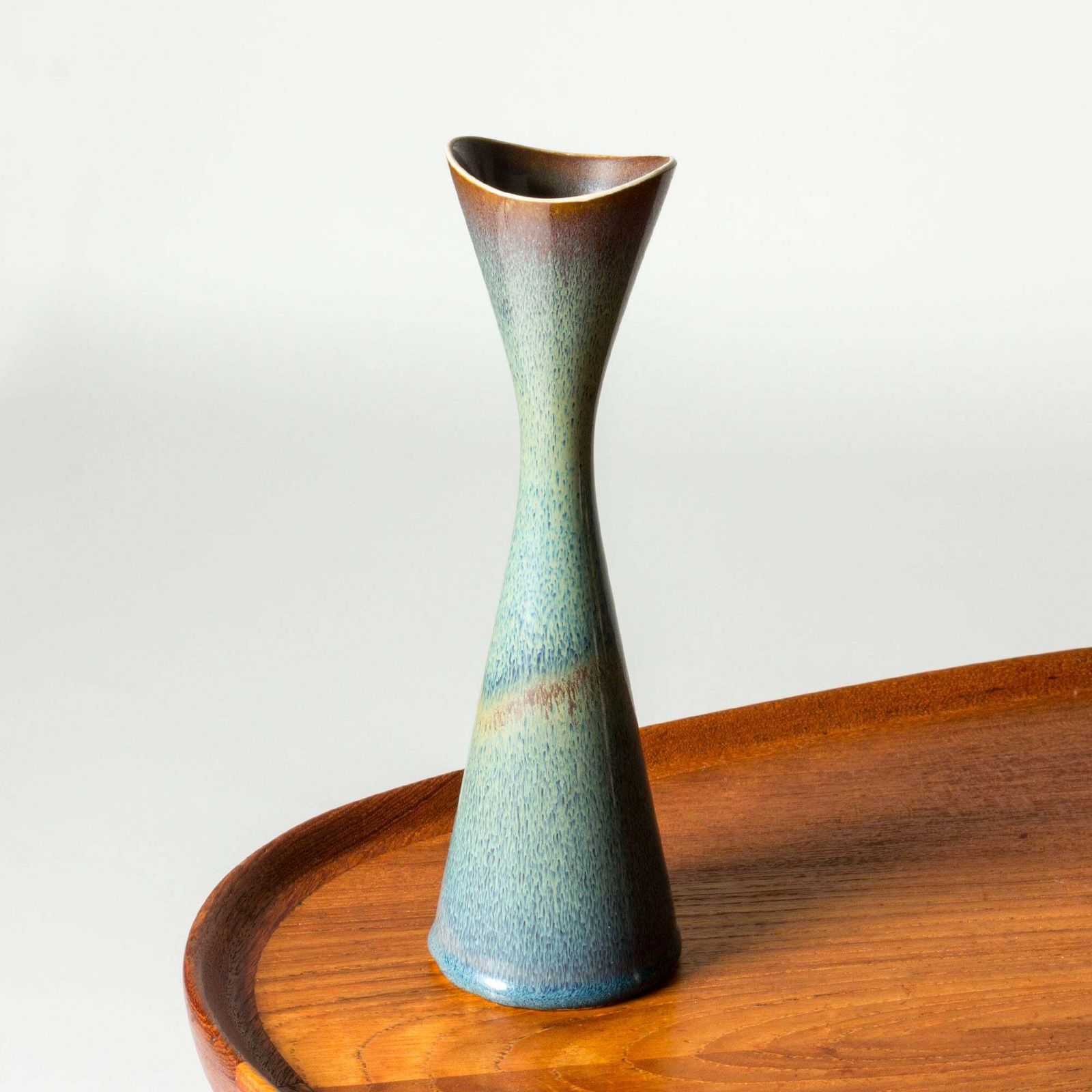 Midcentury Stoneware Vase By Stig Lindberg, Gustavsberg, Sweden, 1961 photo furniture