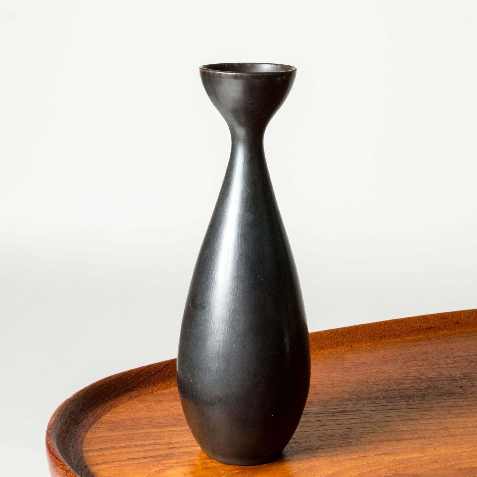 Vase en grès mid-century par Carl-Harry Stålhane, Rörstrand, Suède, années 1950 photo for sale