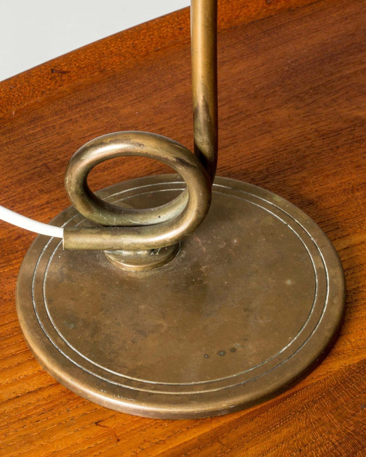 Swedish Modern Messing Tafellamp, Zweden, jaren 1940 photo buy