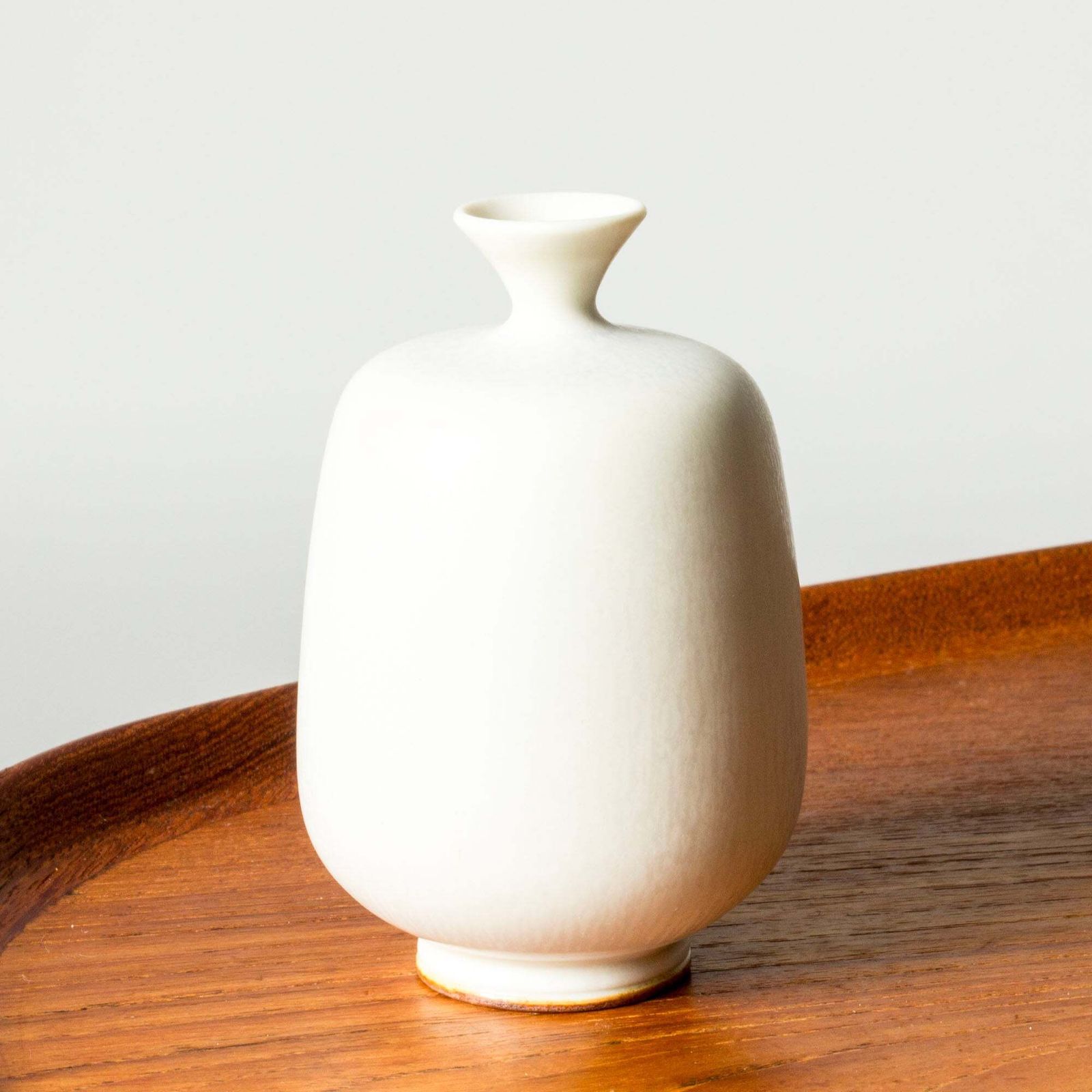 Midcentury Stoneware Vase By Berndt Friberg, Gustavsberg, Sweden, 1966 photo Home Decor