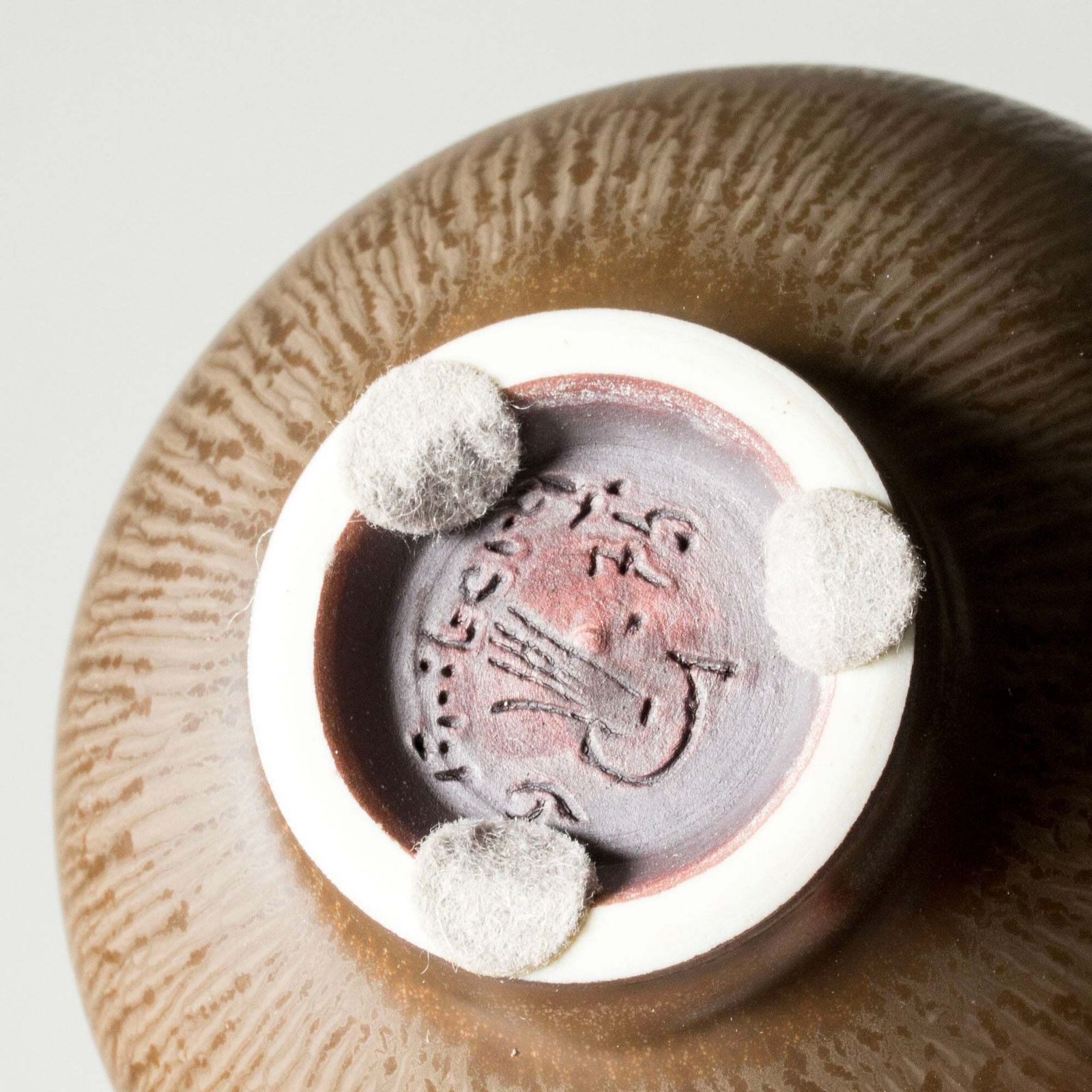 photo for sale Vase en grès mid-century par Berndt Friberg, Gustavsberg, Suède, 1975