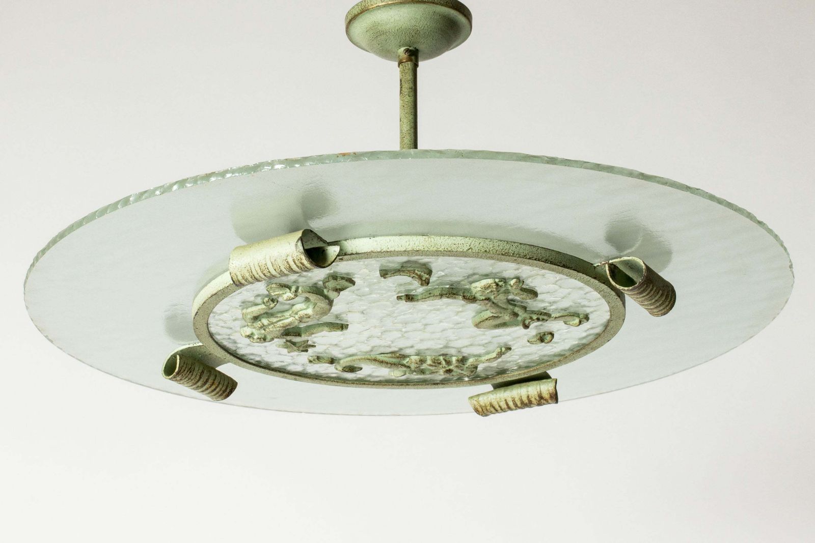 Swedish Grace plafondlamp van Bjerkås Armatur, Zweden, jaren 1940 photo furniture