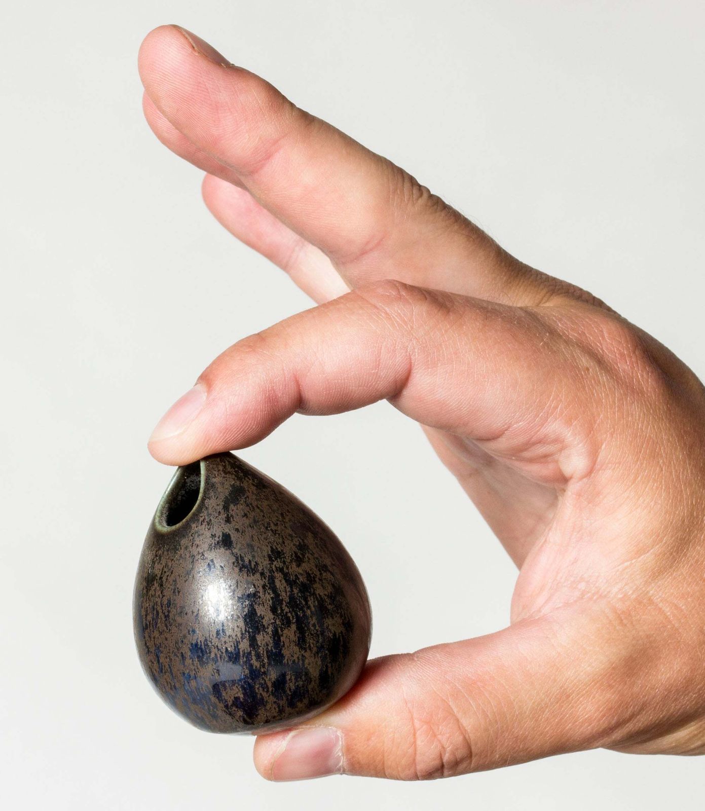 Stoneware "Gnurgla" miniatuurvaas, Stig Lindberg, Gustavsberg, Zweden, jaren 1950 photo vintage