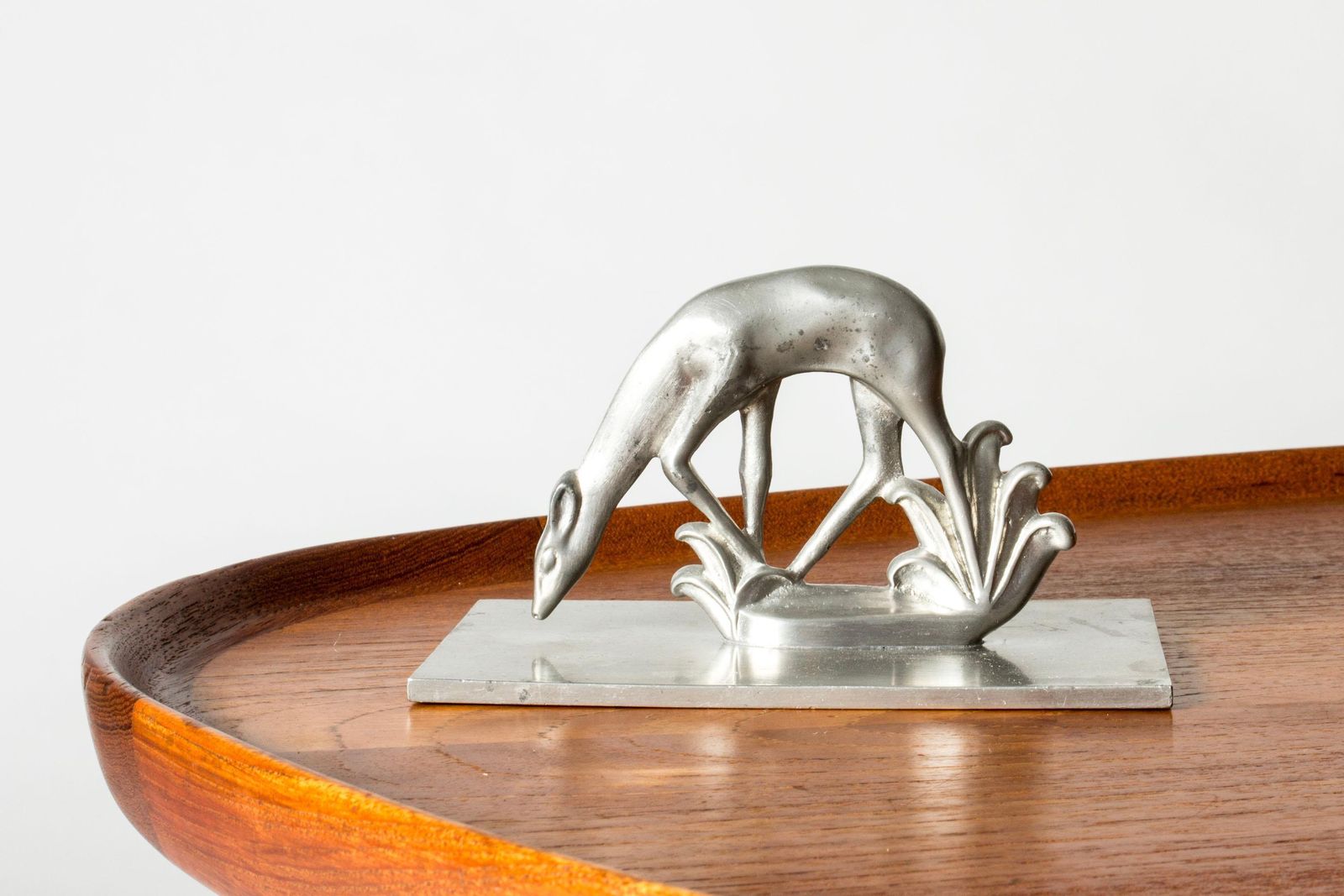 Sculpture en étain Swedish Grace, Ystad Metall, 1930 photo for sale