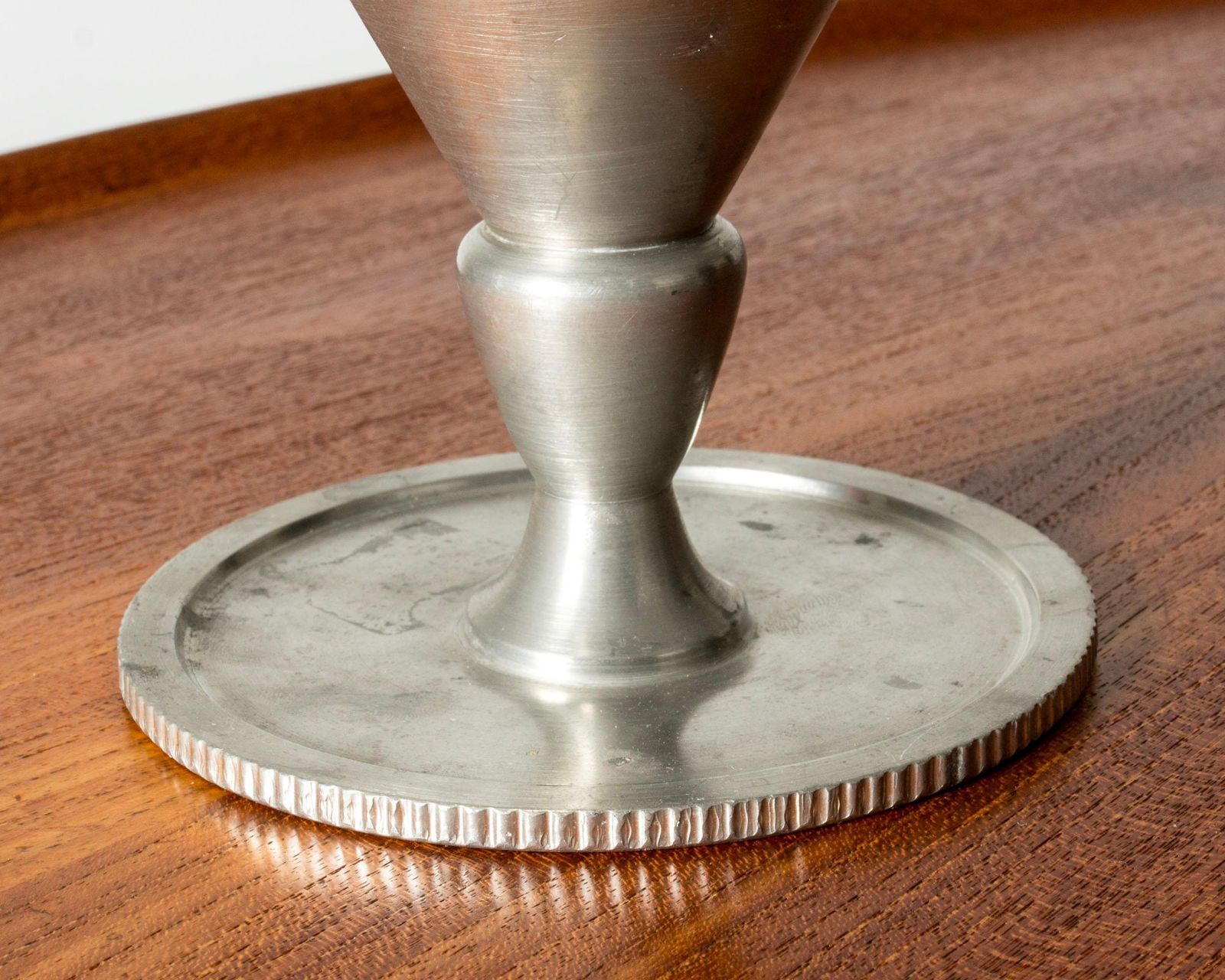 Swedish Pewter Vase Or Bowl From Firma Svenskt Tenn, 1928 photo vinterior