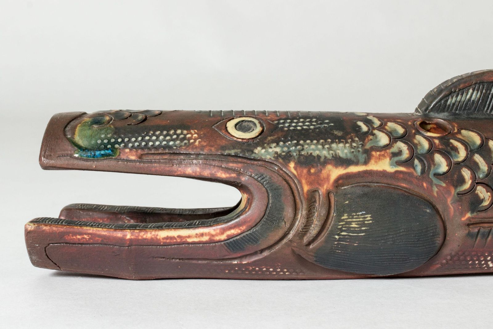 Stoneware "Farsta" Sculpture By Wilhelm Kåge, Gustavsberg, Sweden, 1940s photo for sale