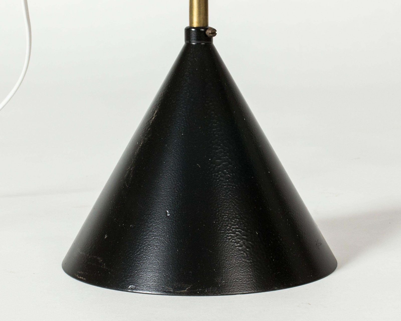 Pair Of Midcentury Brass Floor Lamps By Tapio Wirkkala For Idman, Finland, 1950s photo vinterior