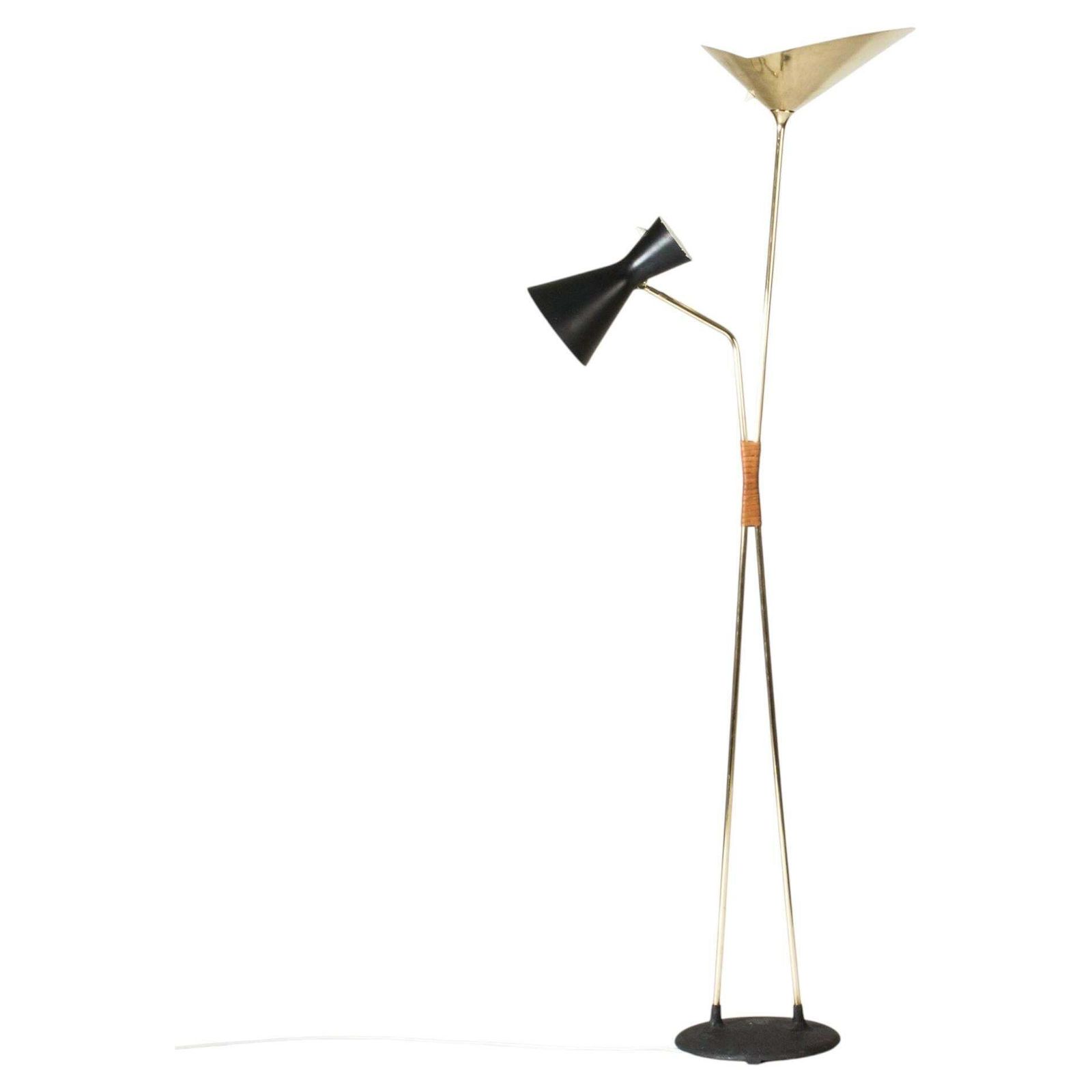 Scandinavian Modern vloerlamp van Asea, Zweden, ca. jaren 1950