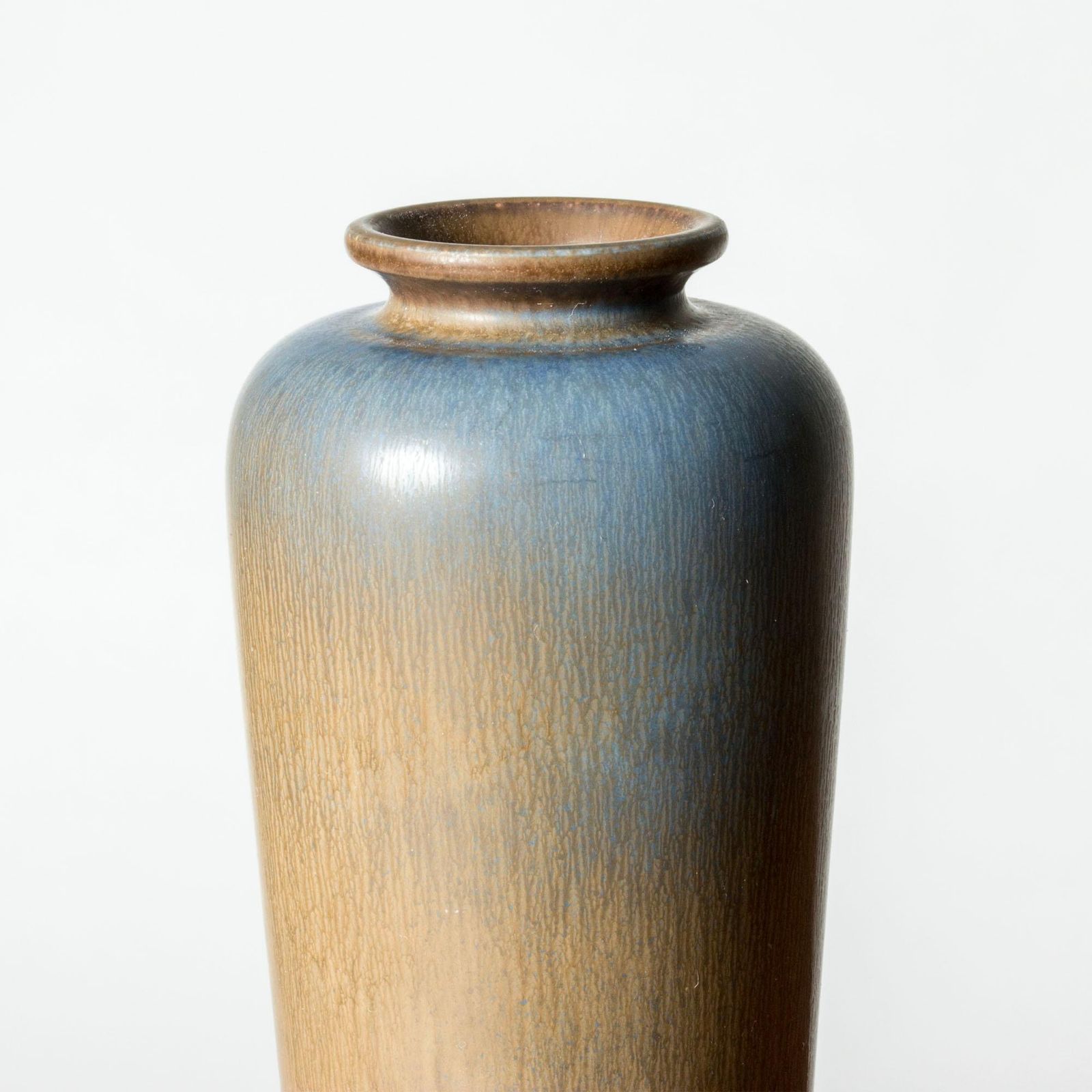 Midcentury steengoed vaas van Berndt Friberg, Gustavsbergs Studio, Zweden, 1955 photo vinterior