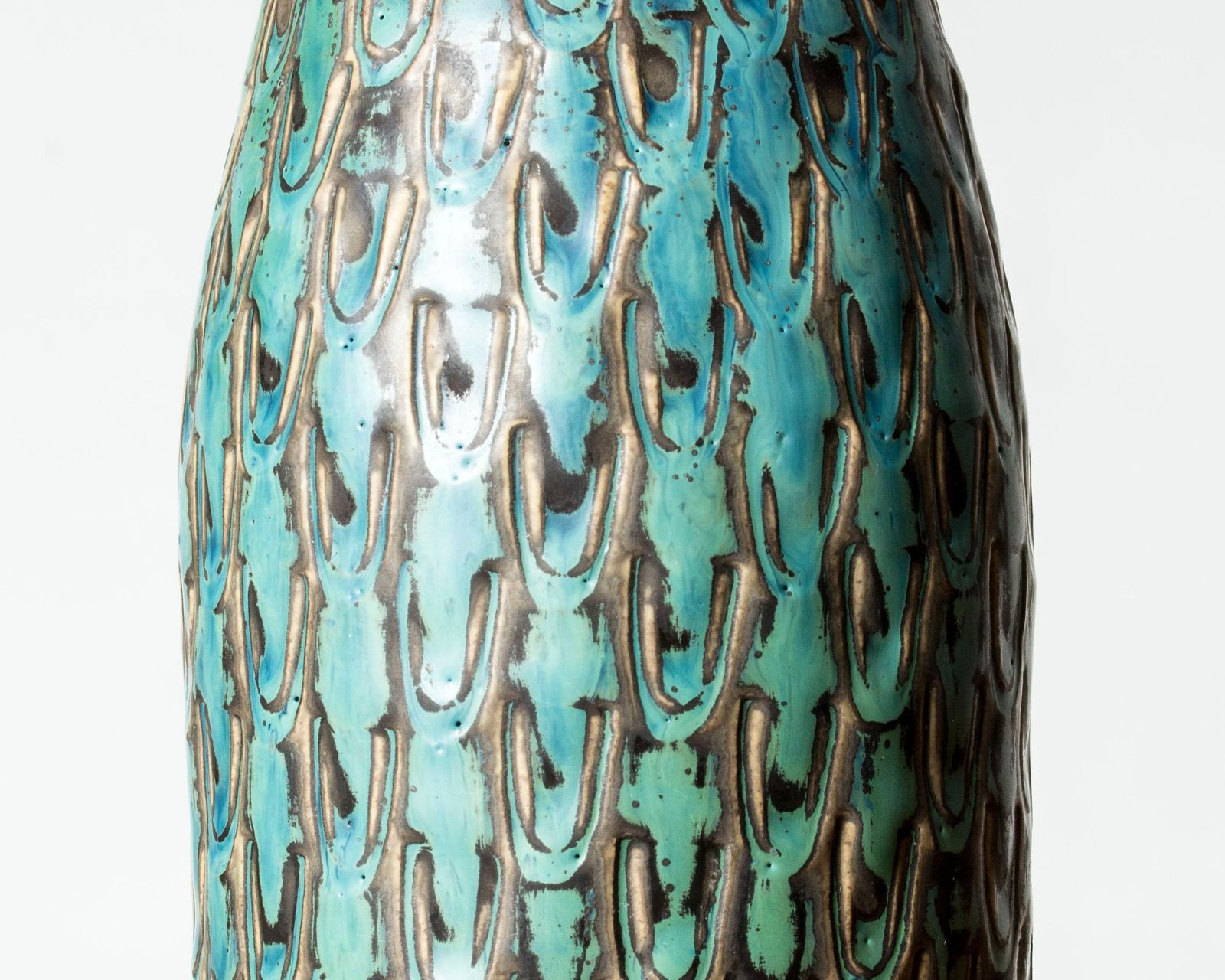 Mid-century stoneware vaas van Stig Lindberg, Gustavsbergs Studio, Zweden, 1963 photo buy