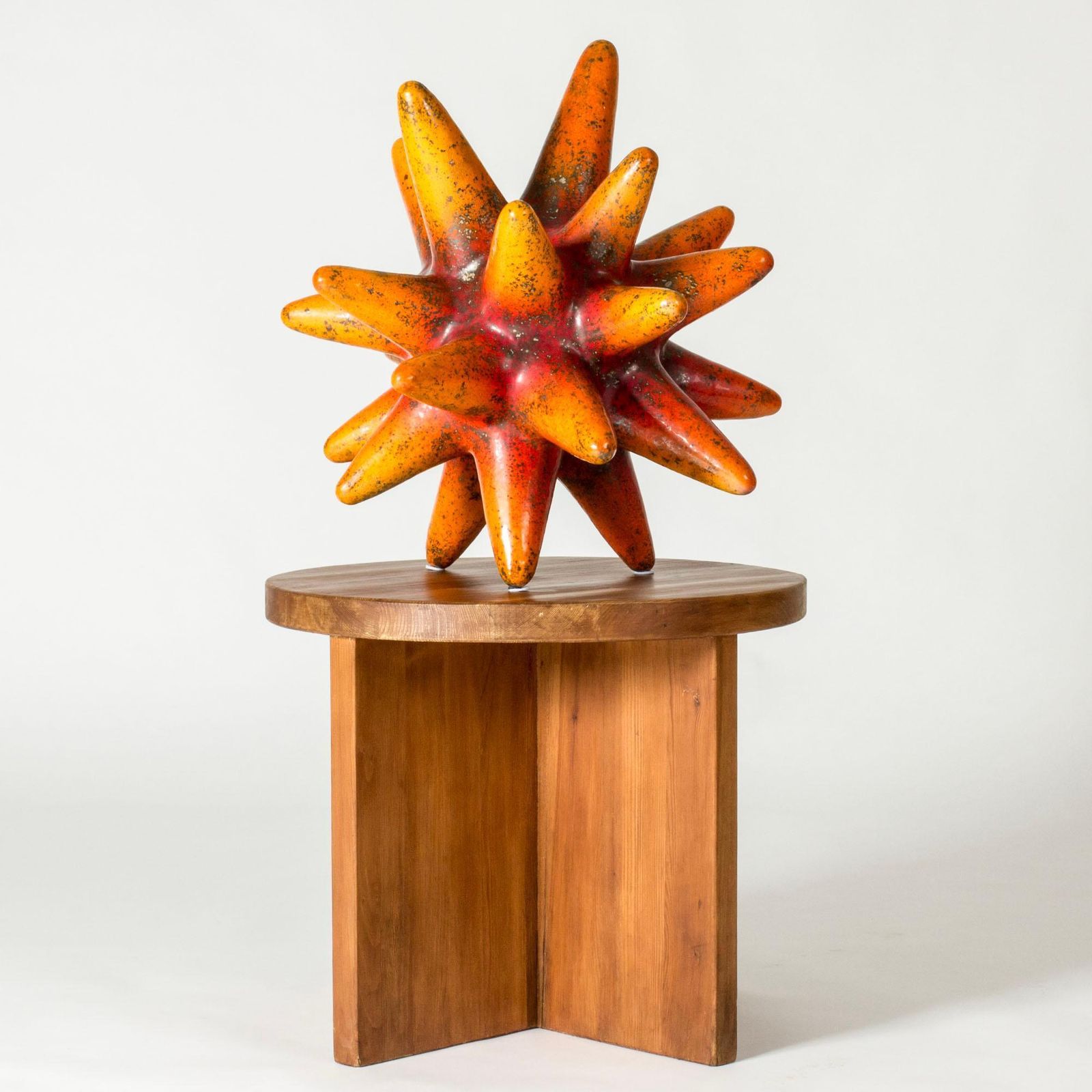 Zweedse modernistische zeegel-sculptuur van Hans Hedberg, Biot, Frankrijk photo furniture