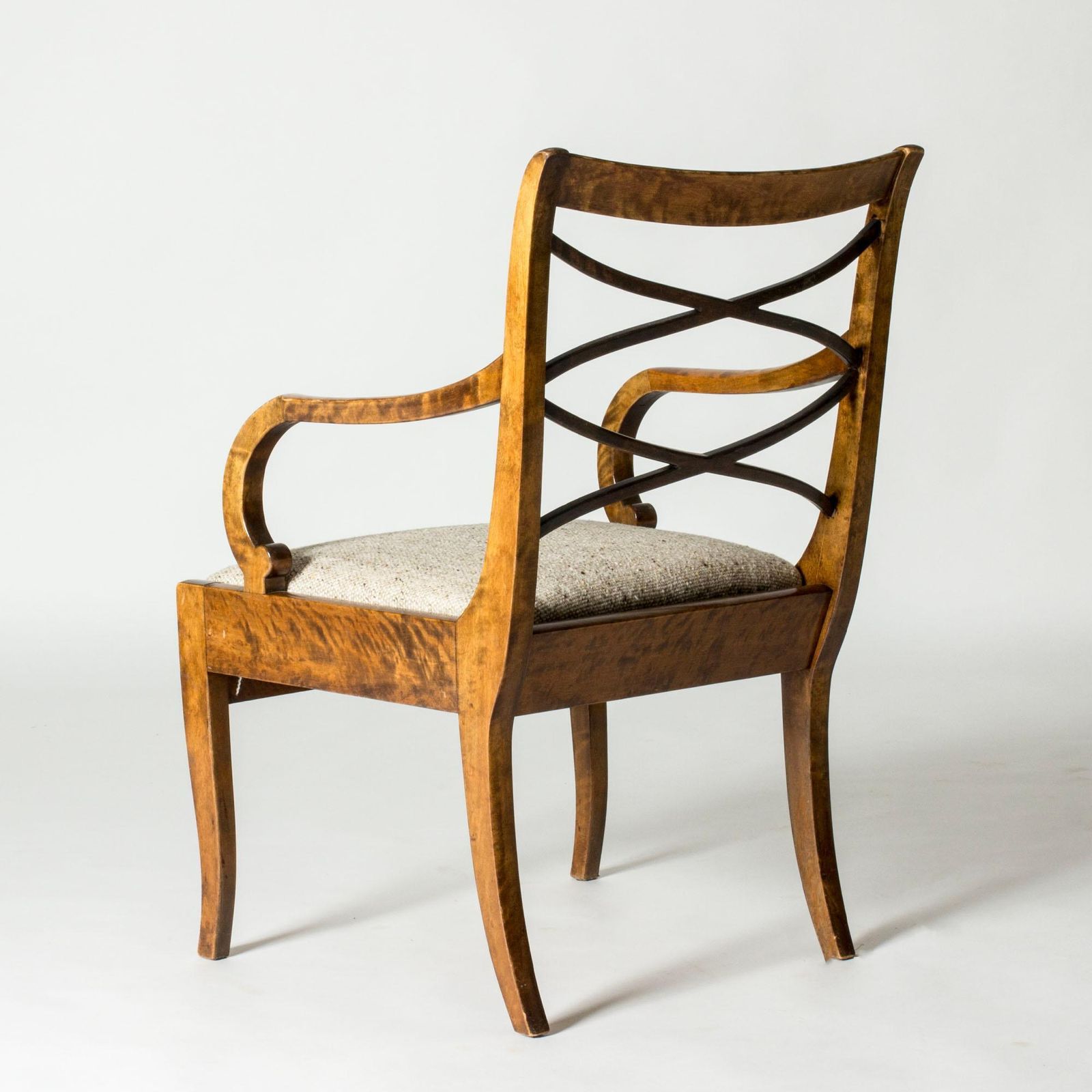 photo furniture Pair Of Swedish Grace Lounge Chairs By Carl Malmsten, Bodafors, 1920s