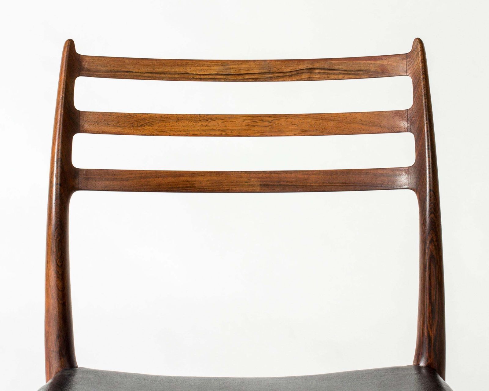 Set Of Six Rosewood Dining Chairs By Niels O. Møller, Denmark, 1960s photo vinterior