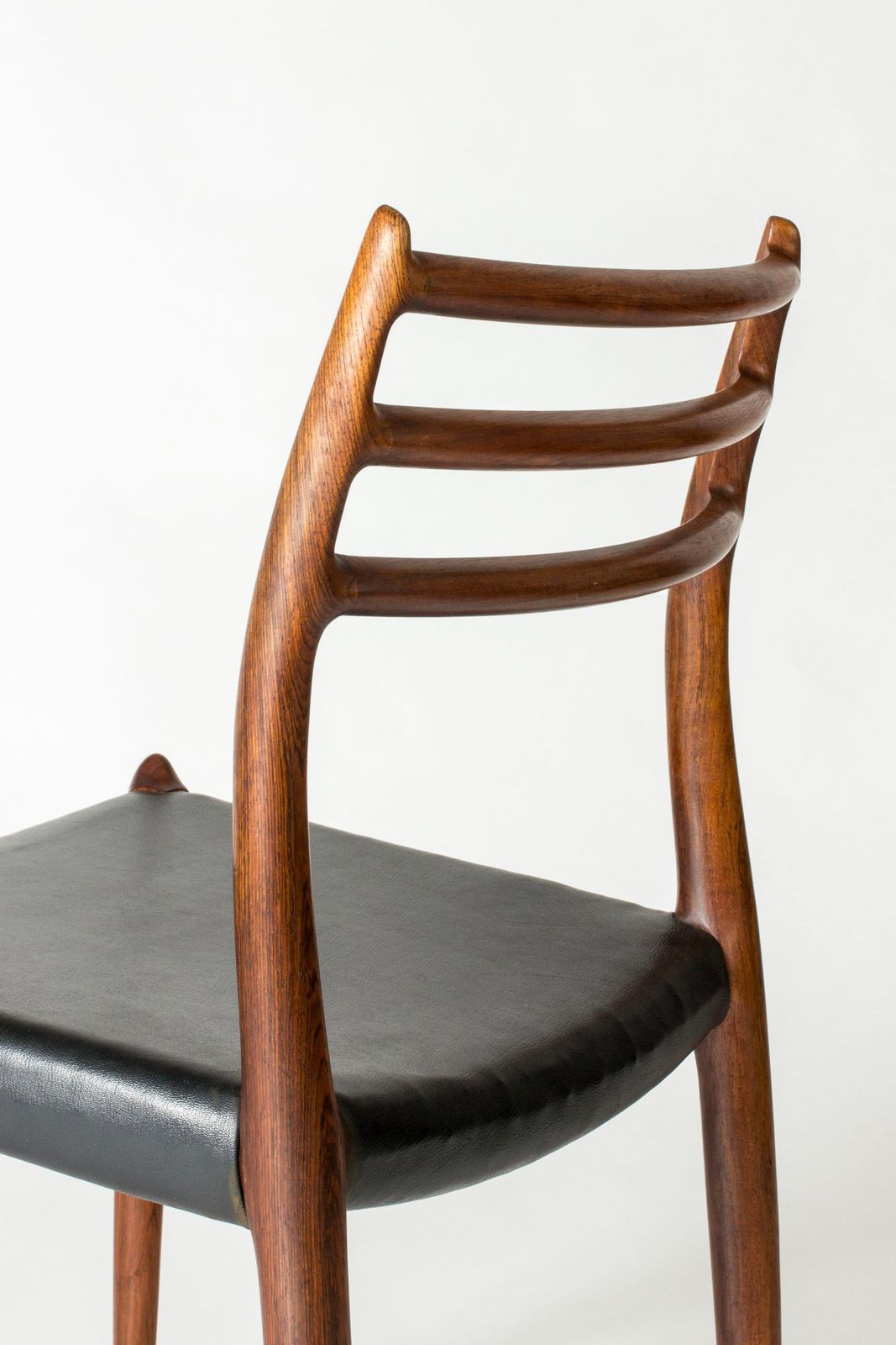 Furniture Set Of Six Rosewood Dining Chairs By Niels O. Møller, Denmark, 1960s photo