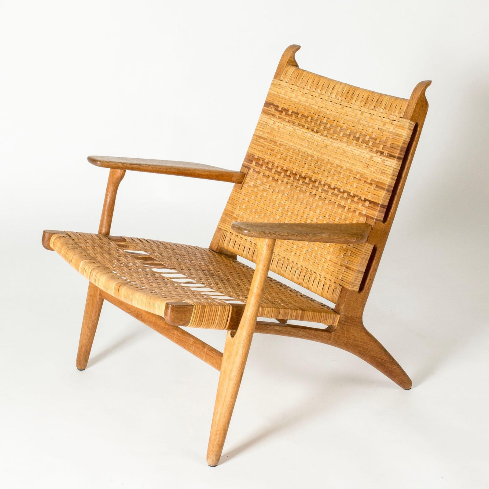 Paire de fauteuils de salon mid-century « CH 27 » par Hans J. Wegner, Danemark, années 1950 photo buy