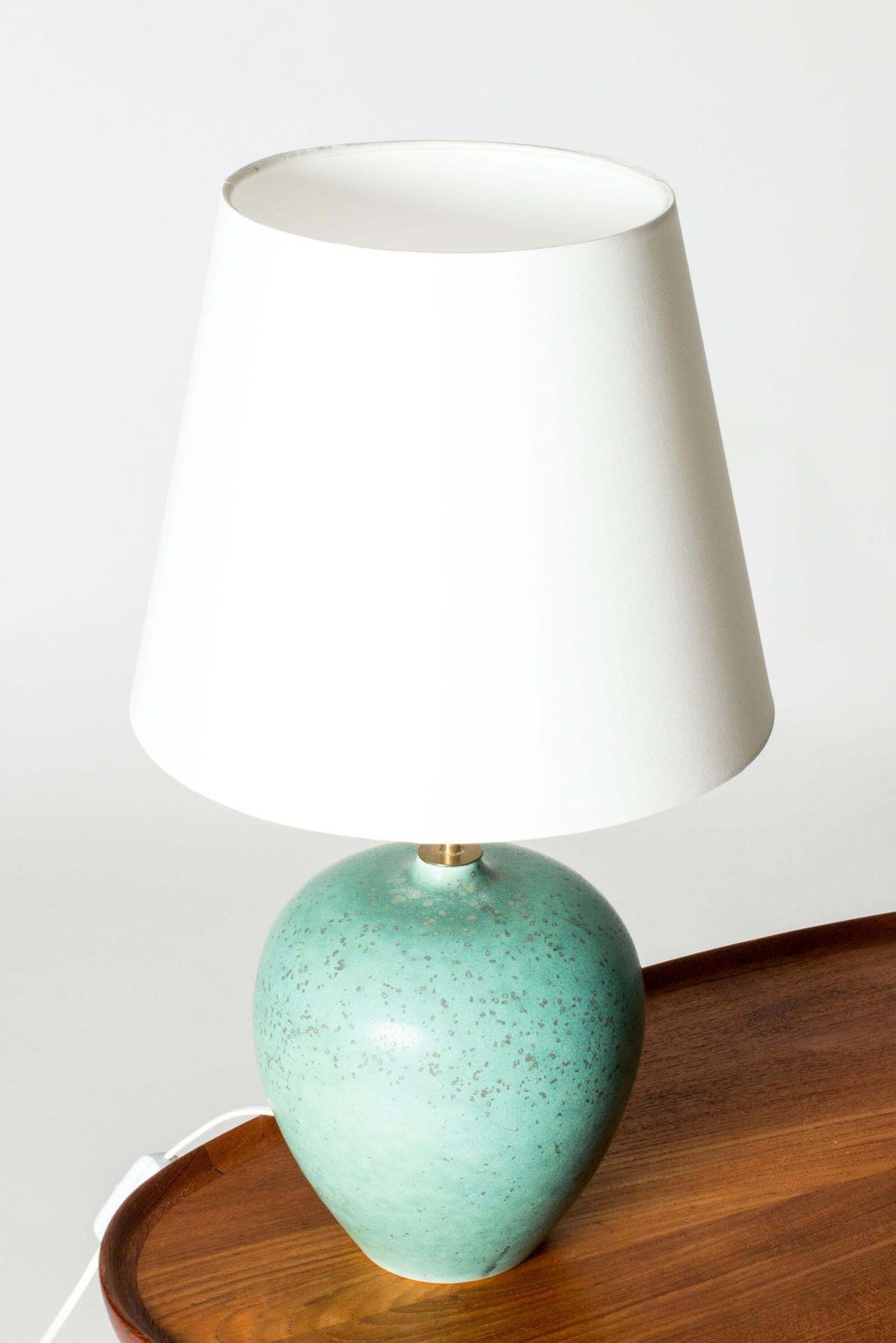 Stoneware tafellamp van Gunnar Nylund, Rörstrand, Zweden, jaren 1940 photo for sale