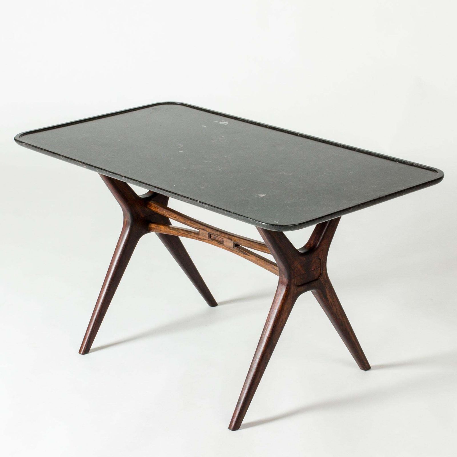 Swedish Modern Rosewood Coffee Table By Carl Axel Acking photo for sale