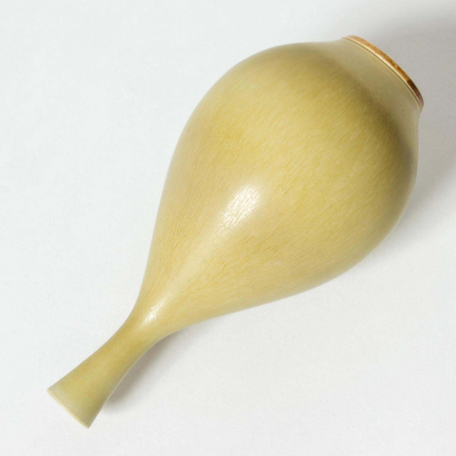 Mid-century stoneware vaas van Berndt Friberg, Gustavsberg, Zweden, 1954 photo Woonaccessoires