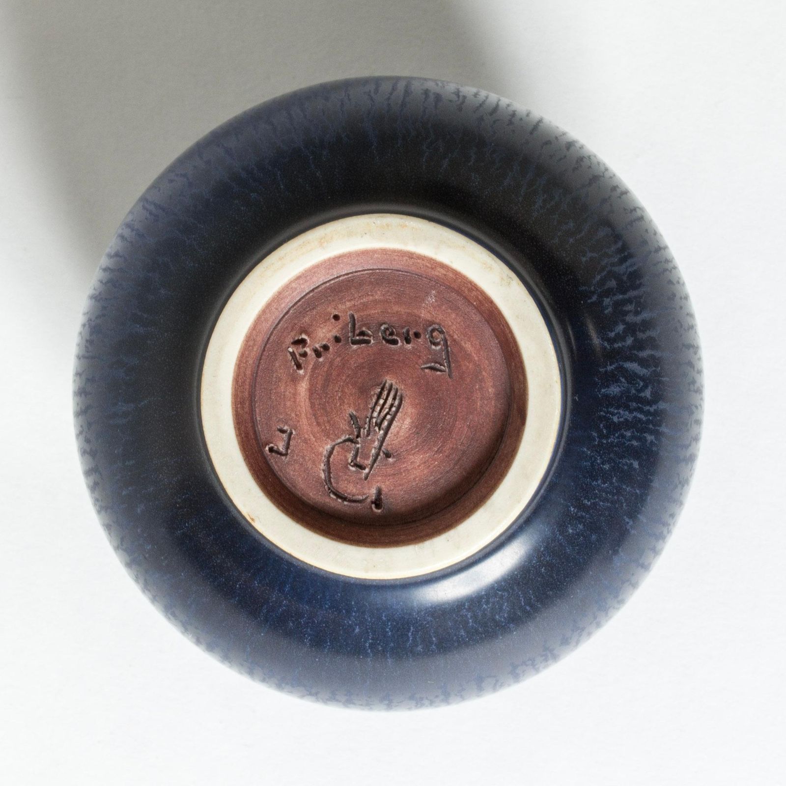 Vase en grès mid-century par Berndt Friberg, Gustavsberg, Suède, 1968 photo vinterior