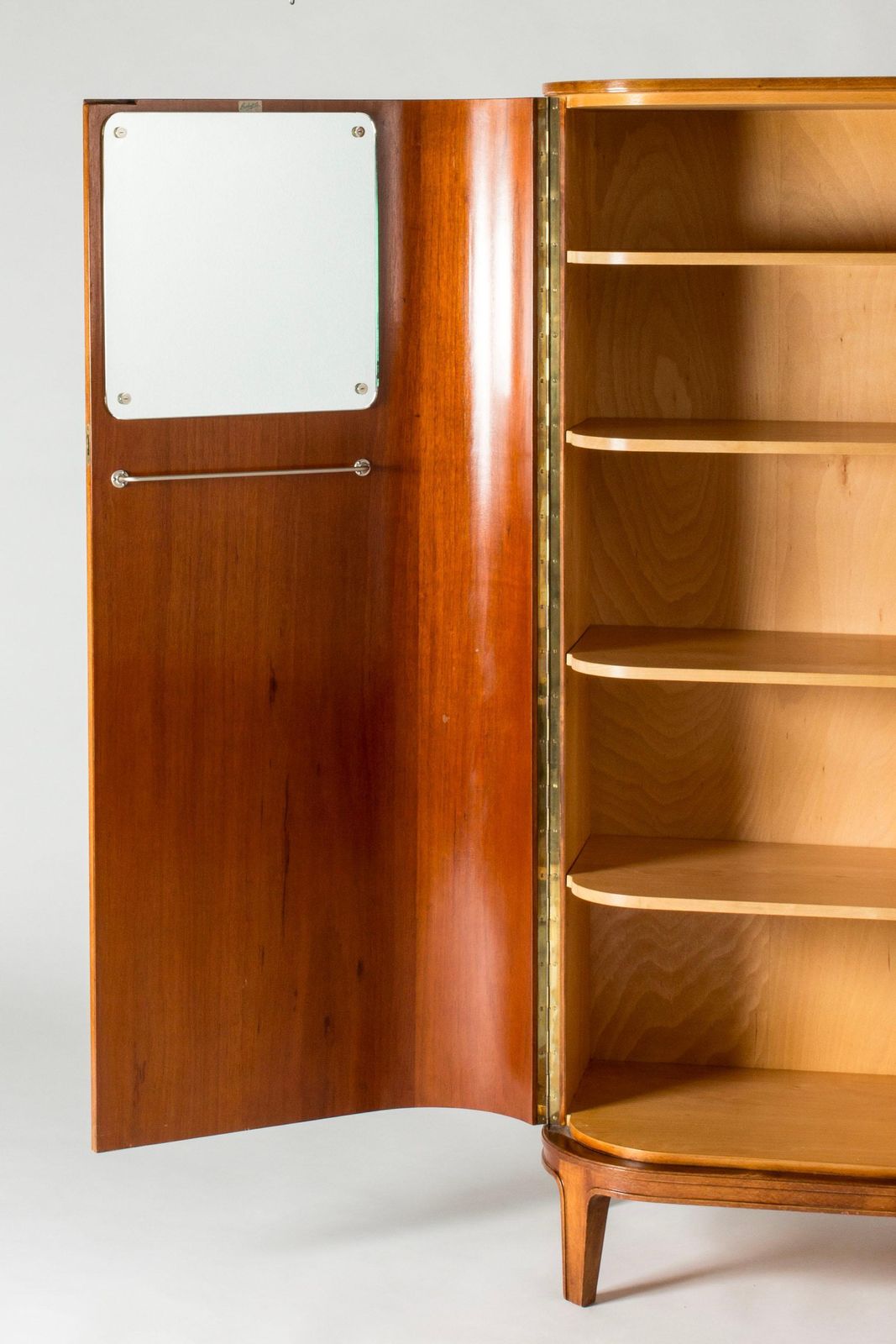 1940s Swedish Modern Dressing Cabinet By Axel Larsson In Mahogany photo vinterior