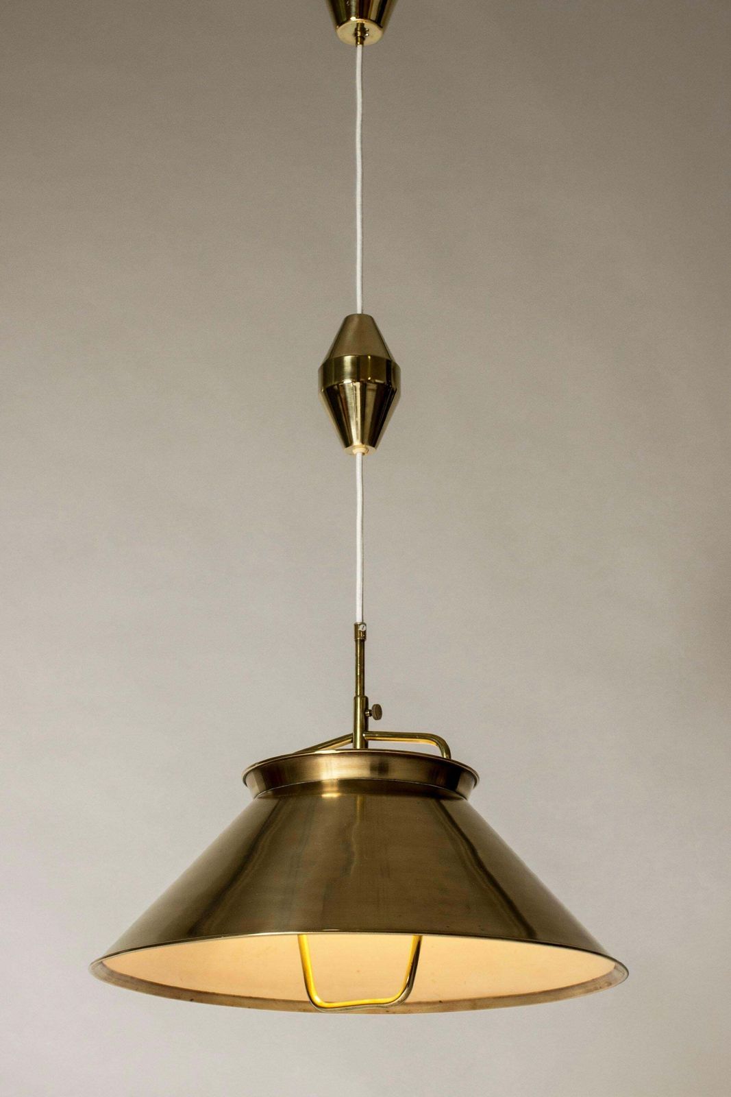 Brass Pendant Light Jh 1 By Hans J. Wegner, Scandinavian Design photo 5108.0
