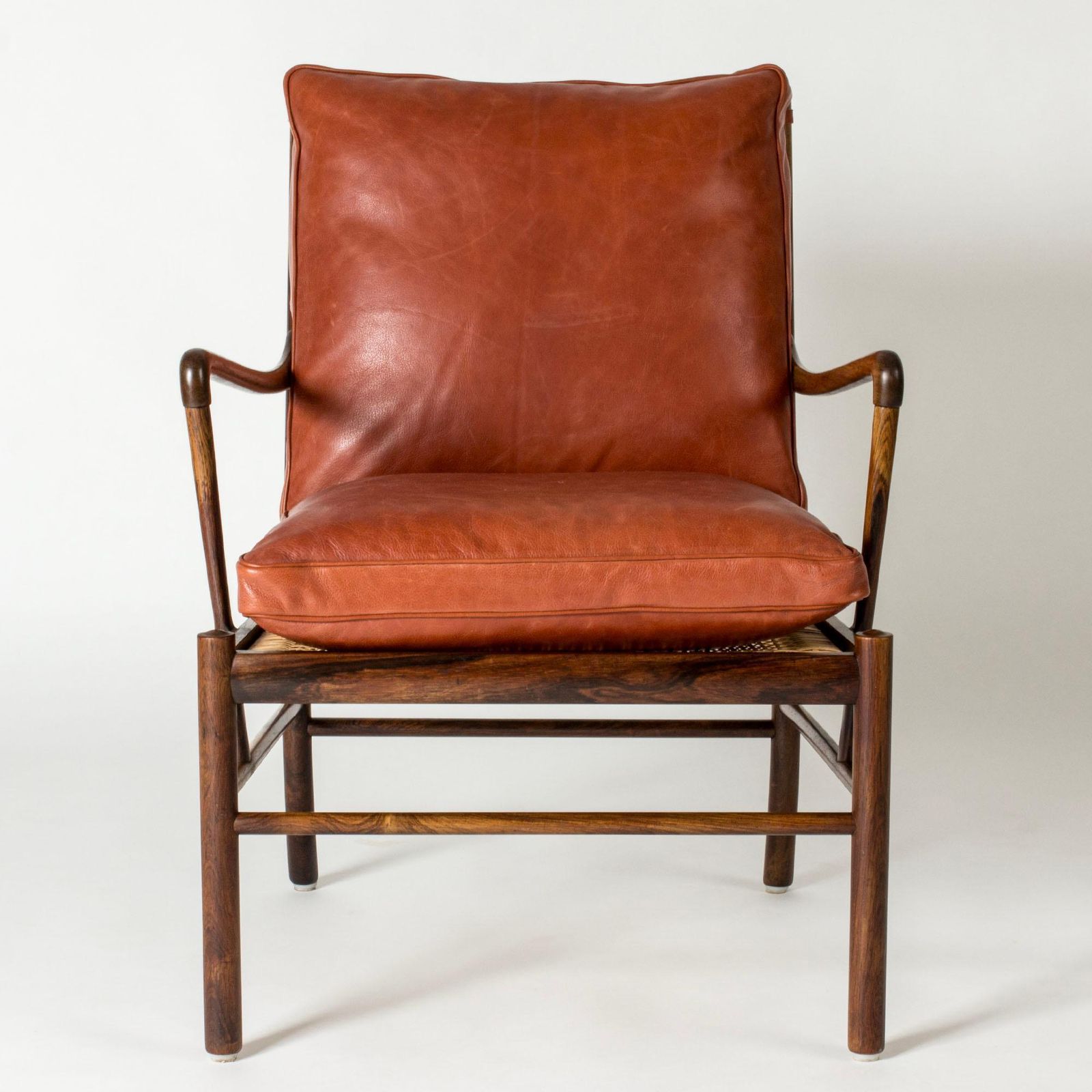 Fauteuils de salon scandinaves modernes « Colonial » par Ole Wanscher, Danemark, années 1940 photo vinterior